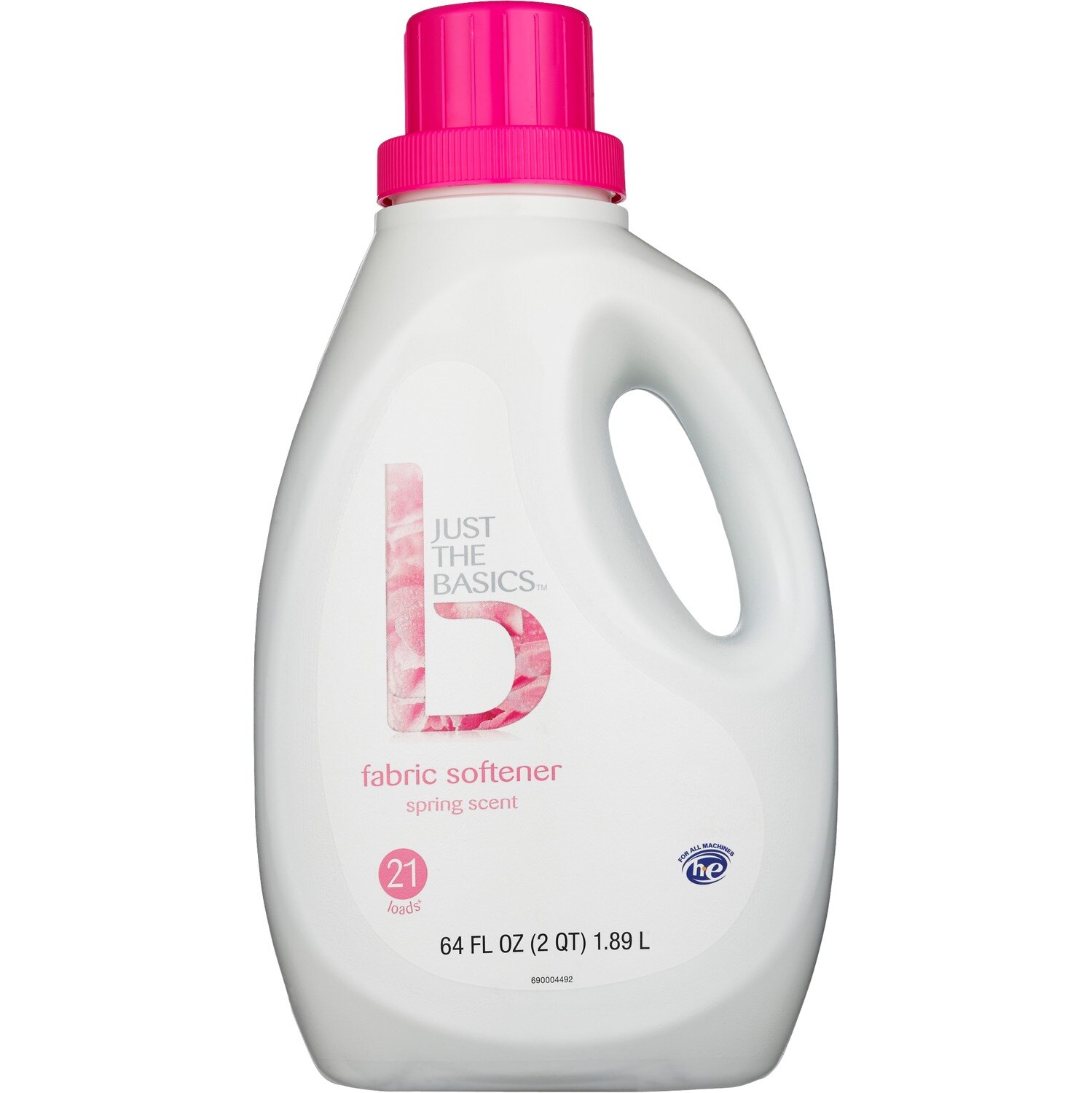 Just The Basics Fabric Softener, Spring Scent, 64 OZ