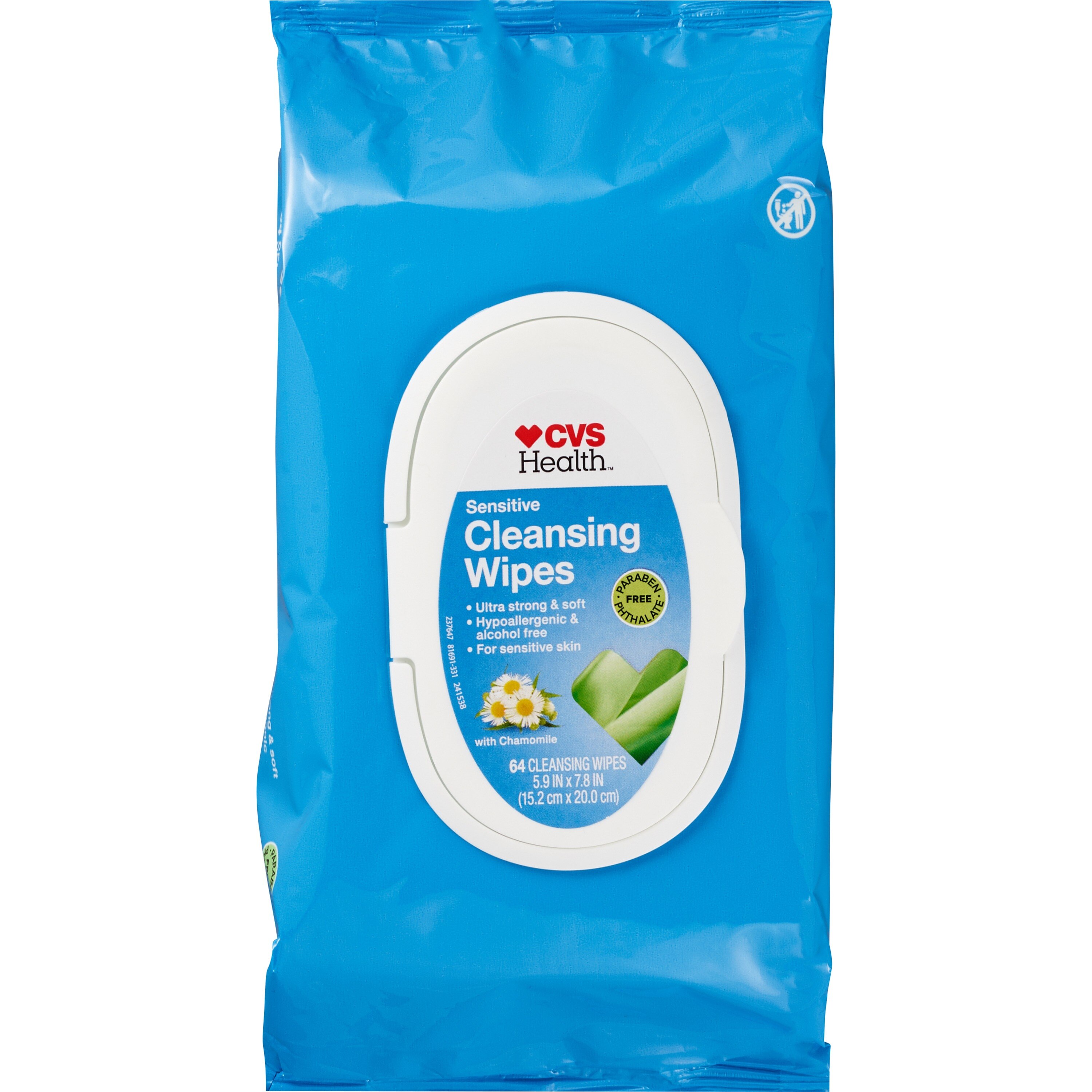 CVS Health Sensitive Cleansing Wipes