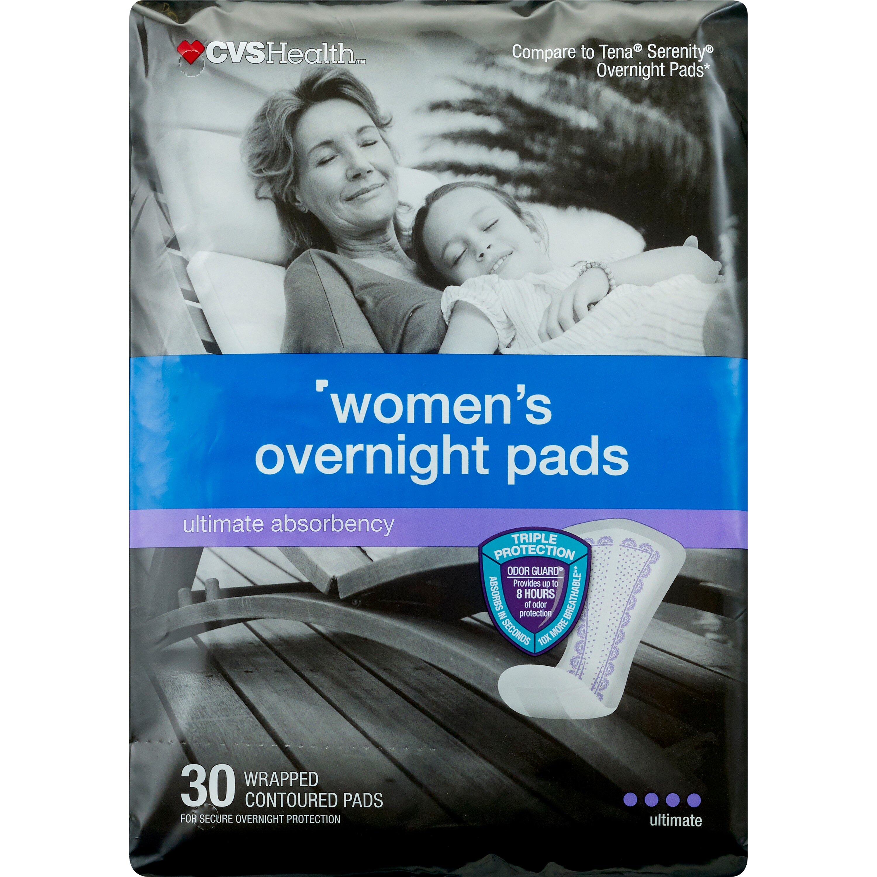 CVS Health Overnight Pads Ultimate Absorbency