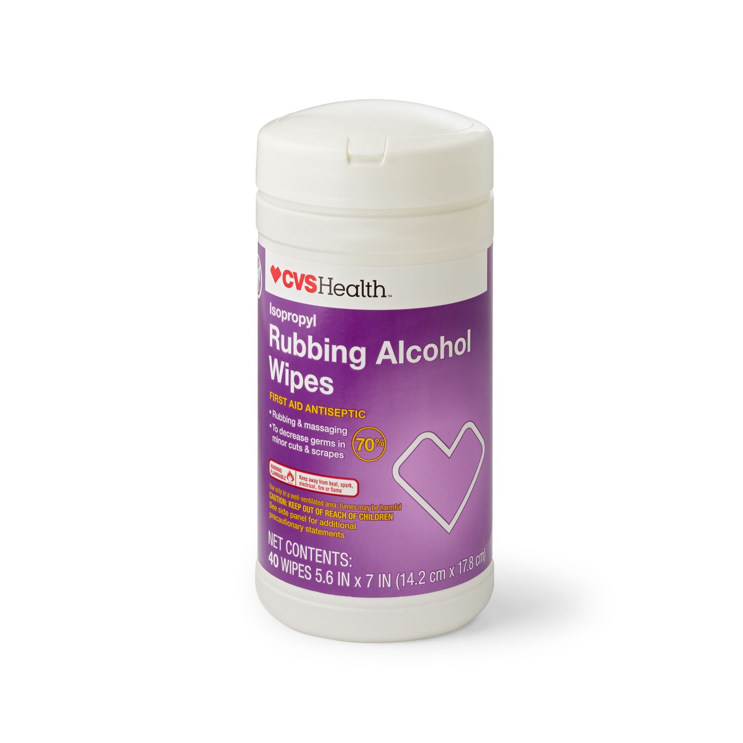 CVS Health Rubbing Alcohol Wipes