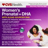 CVS Health Women's Prenatal + DHA Tablets/Softgels, 60 CT, thumbnail image 1 of 7