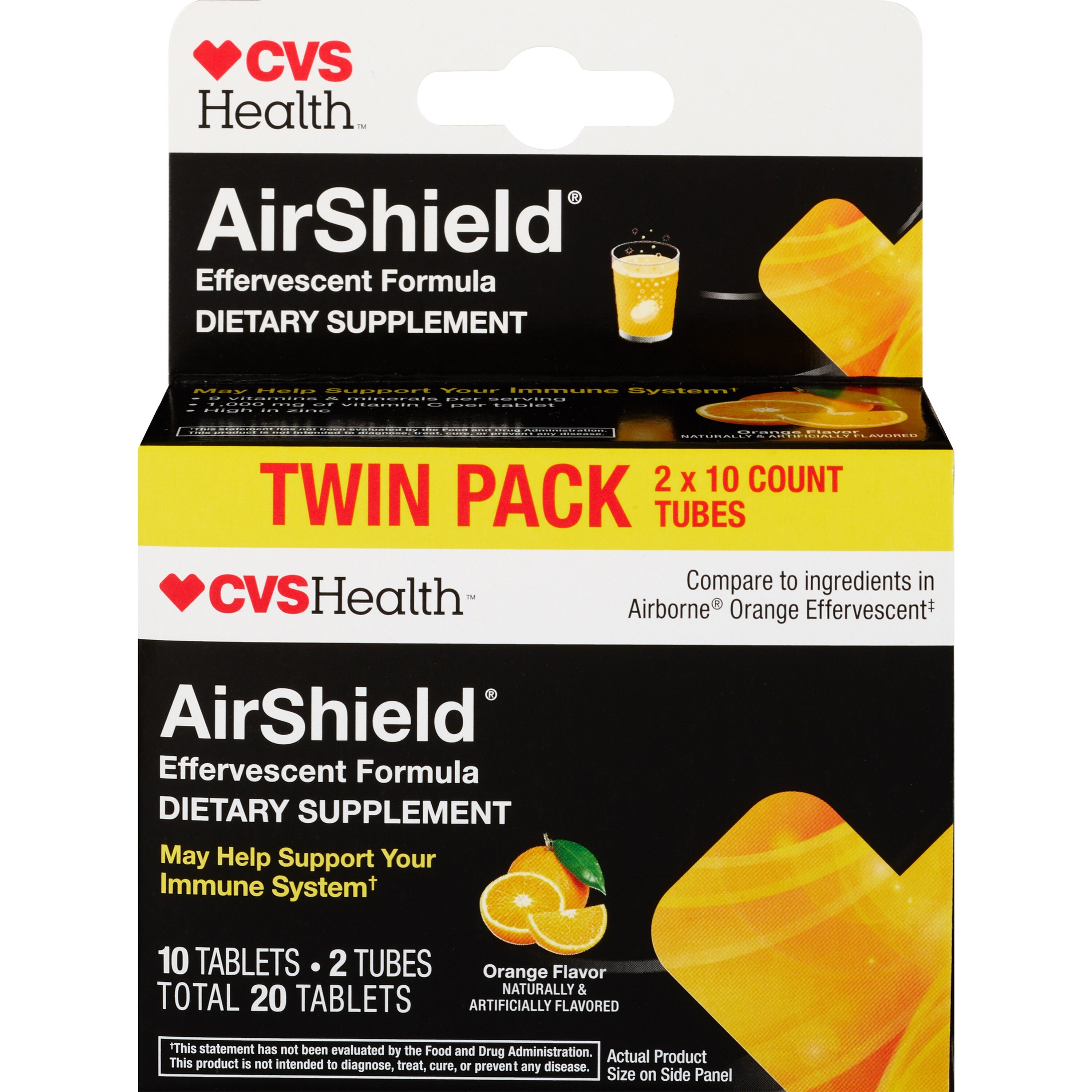 CVS Health Airshield Effervescent Immune Support Tablets