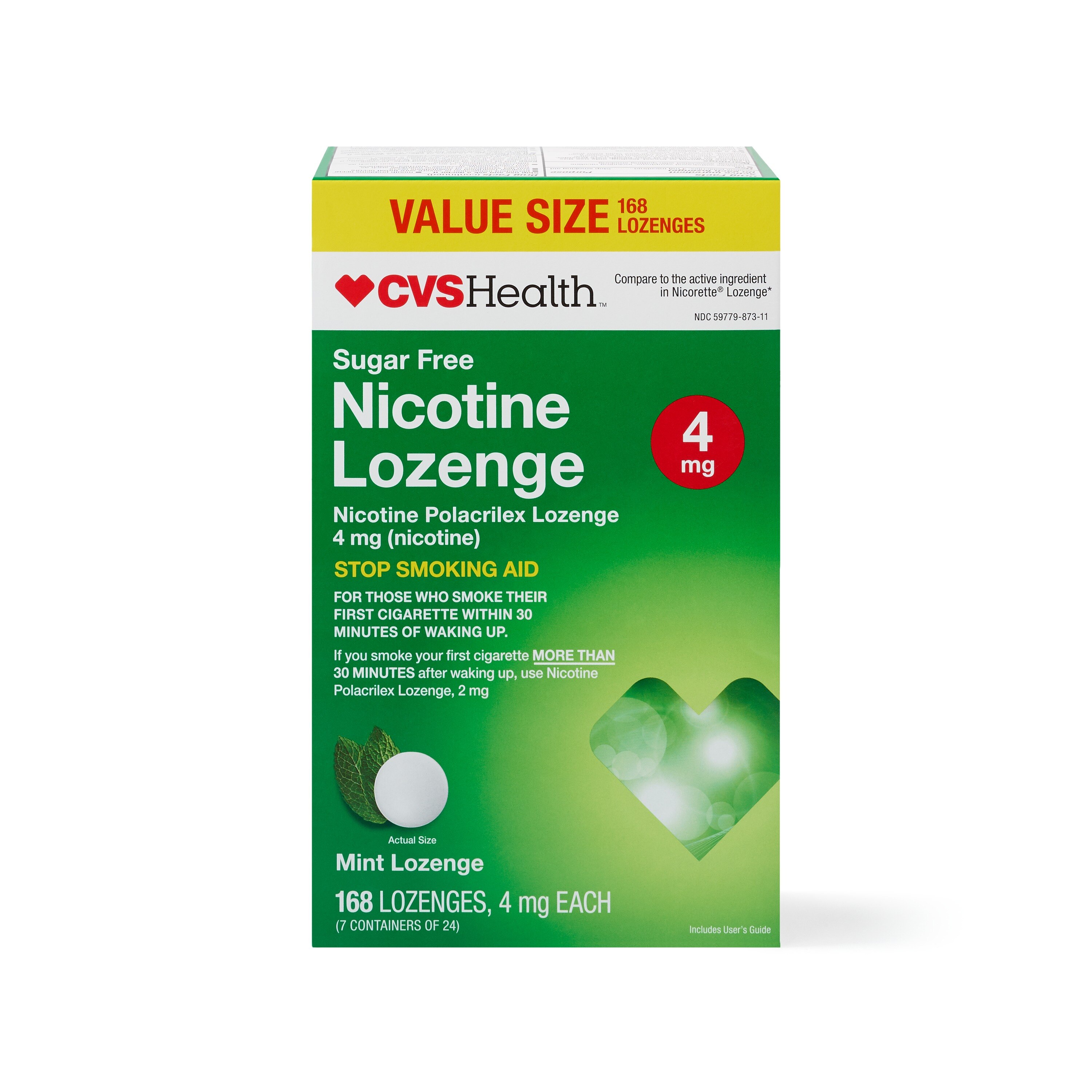 CVS Health Sugar Free Nicotine Lozenge, Mint