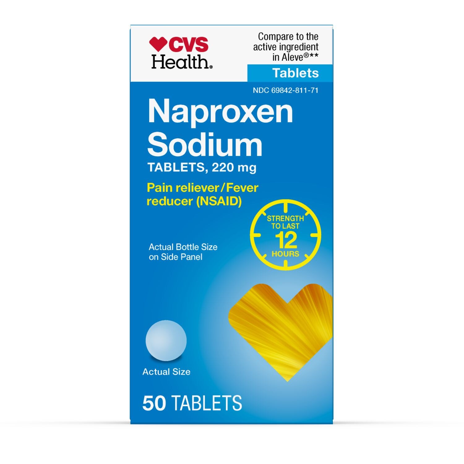 CVS Health Naproxen Sodium 220 MG Tablets