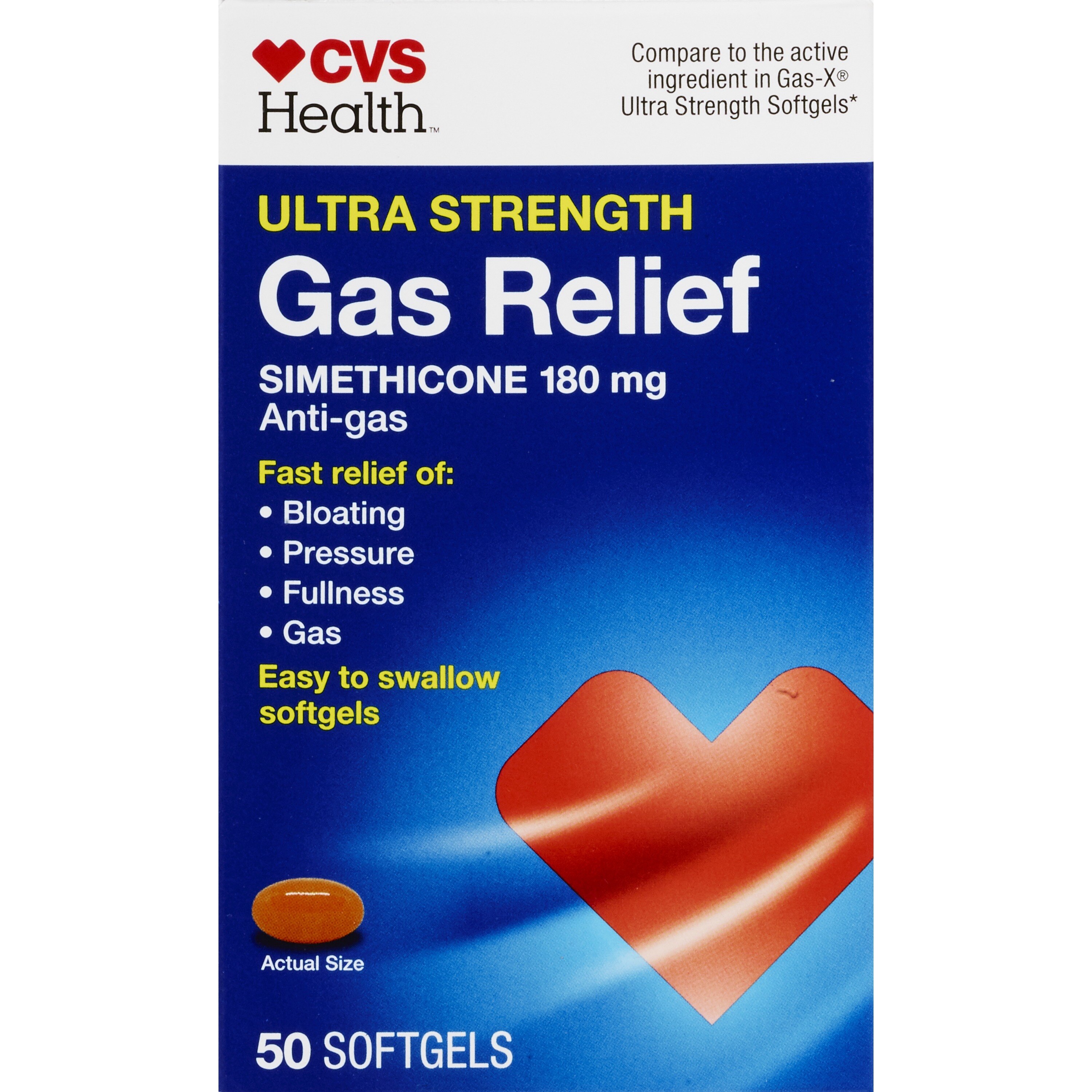 CVS Health Ultra Strength Gas Relief 180 MG Softgels