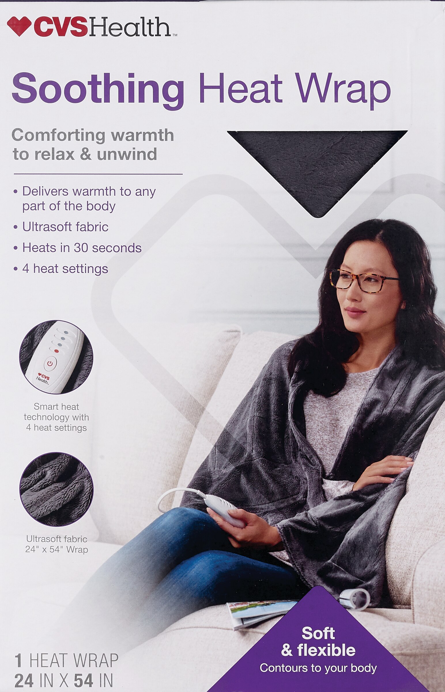 CVS Health Soothing Heat Wrap, 1 CT