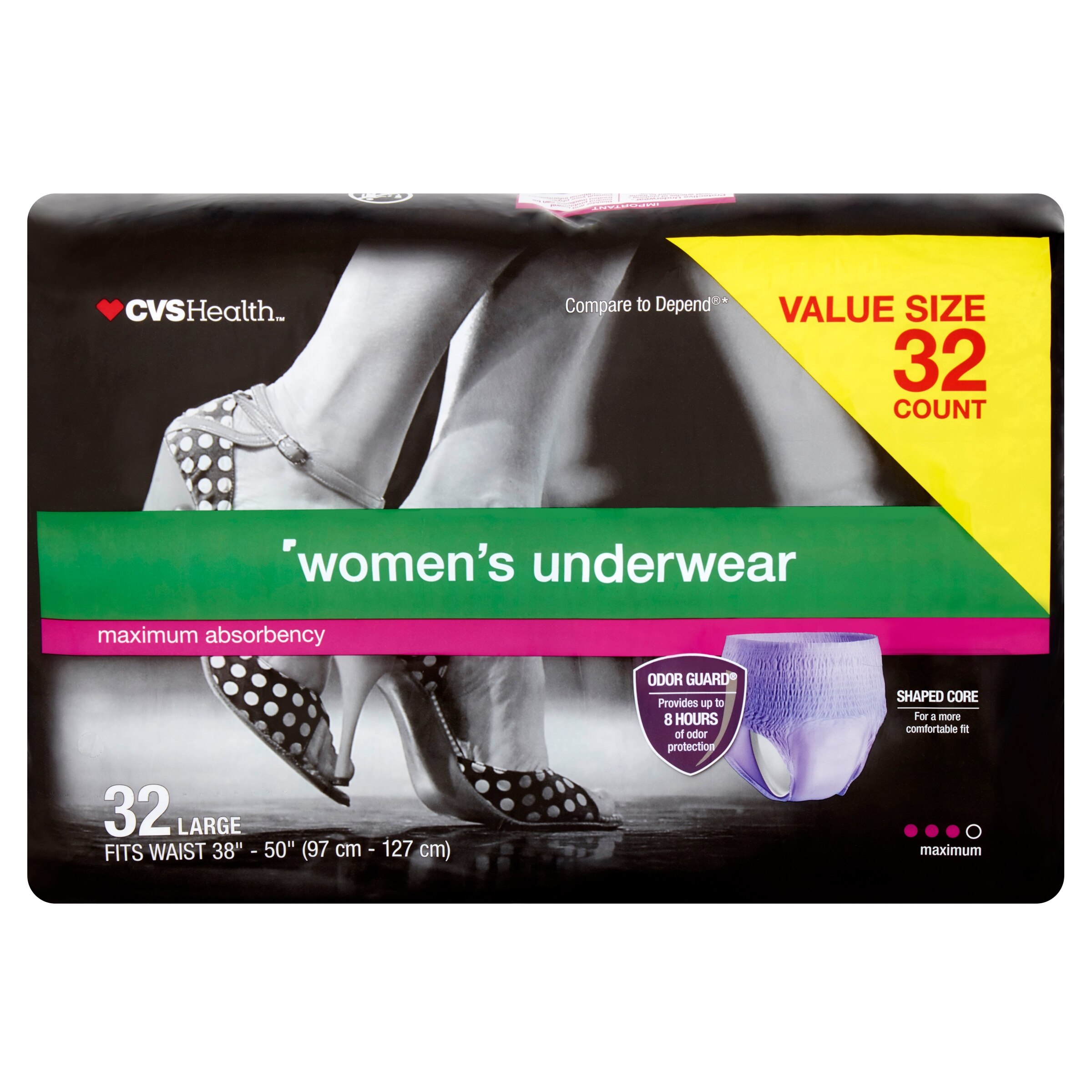 CVS Health Women's Maximum Absorbency Underwear