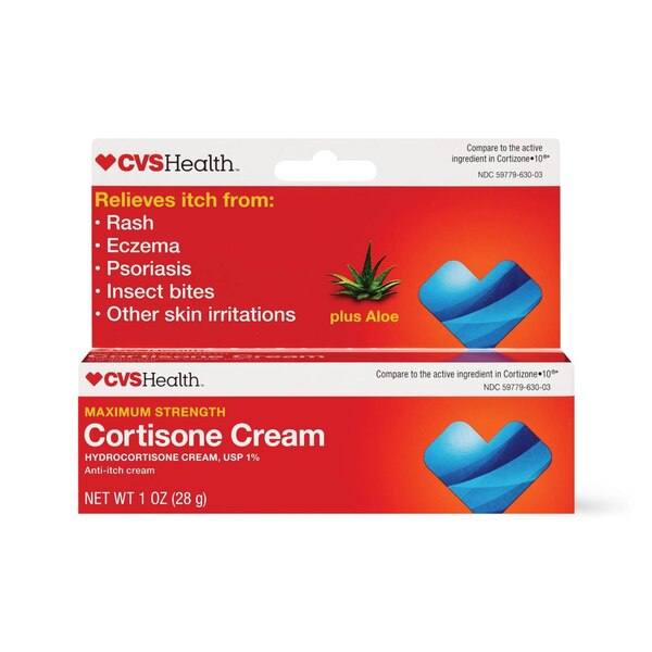 CVS Health Maximum Strength Cortisone Anti-Itch Cream Plus Aloe