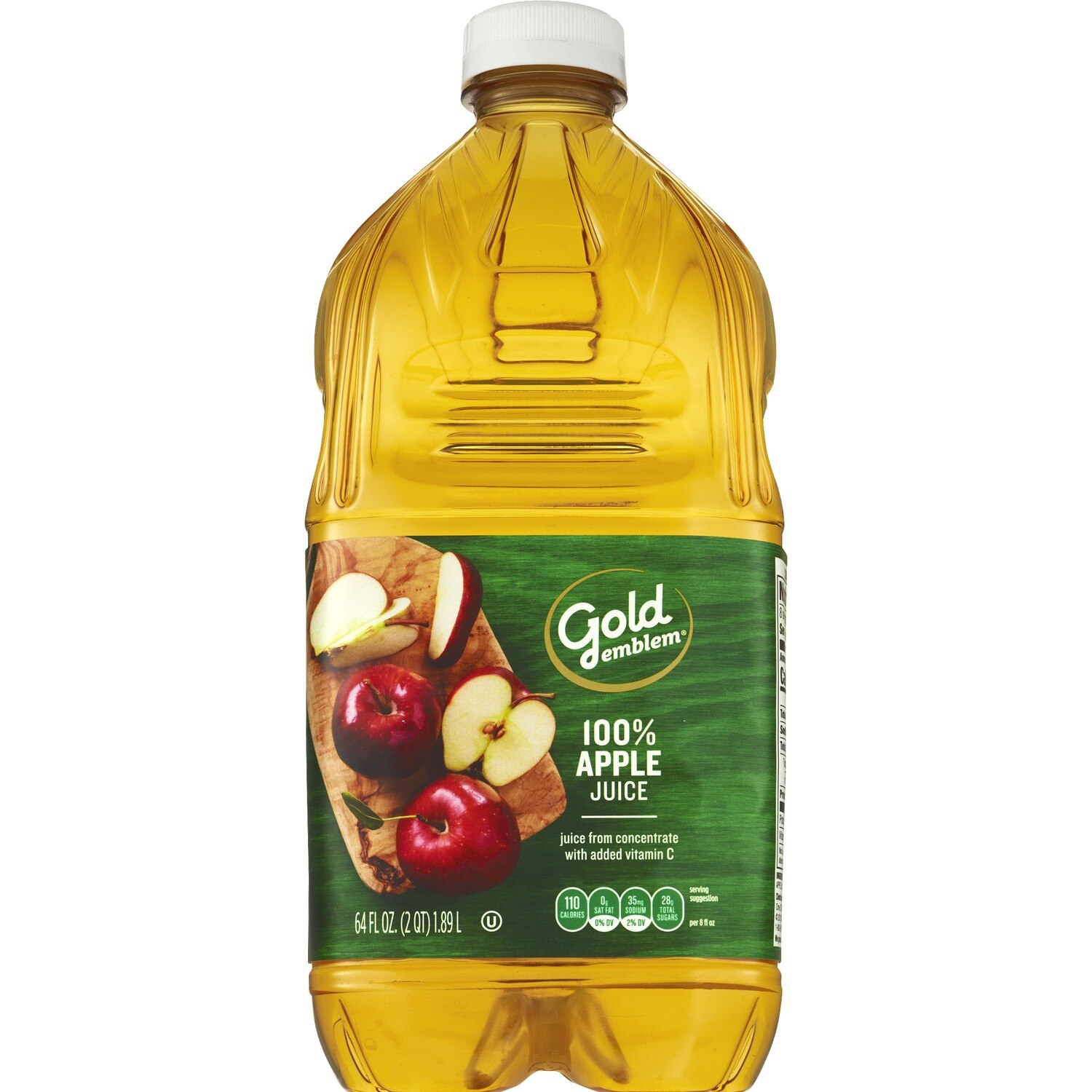 Gold Emblem 100% Apple Juice, 64 oz