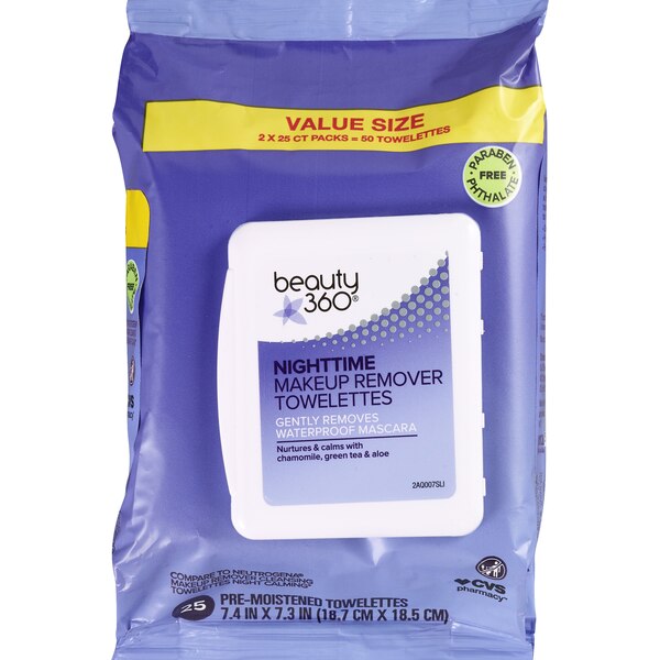 CVS Beauty Night-Time Makeup Remover Cleansing Cloths