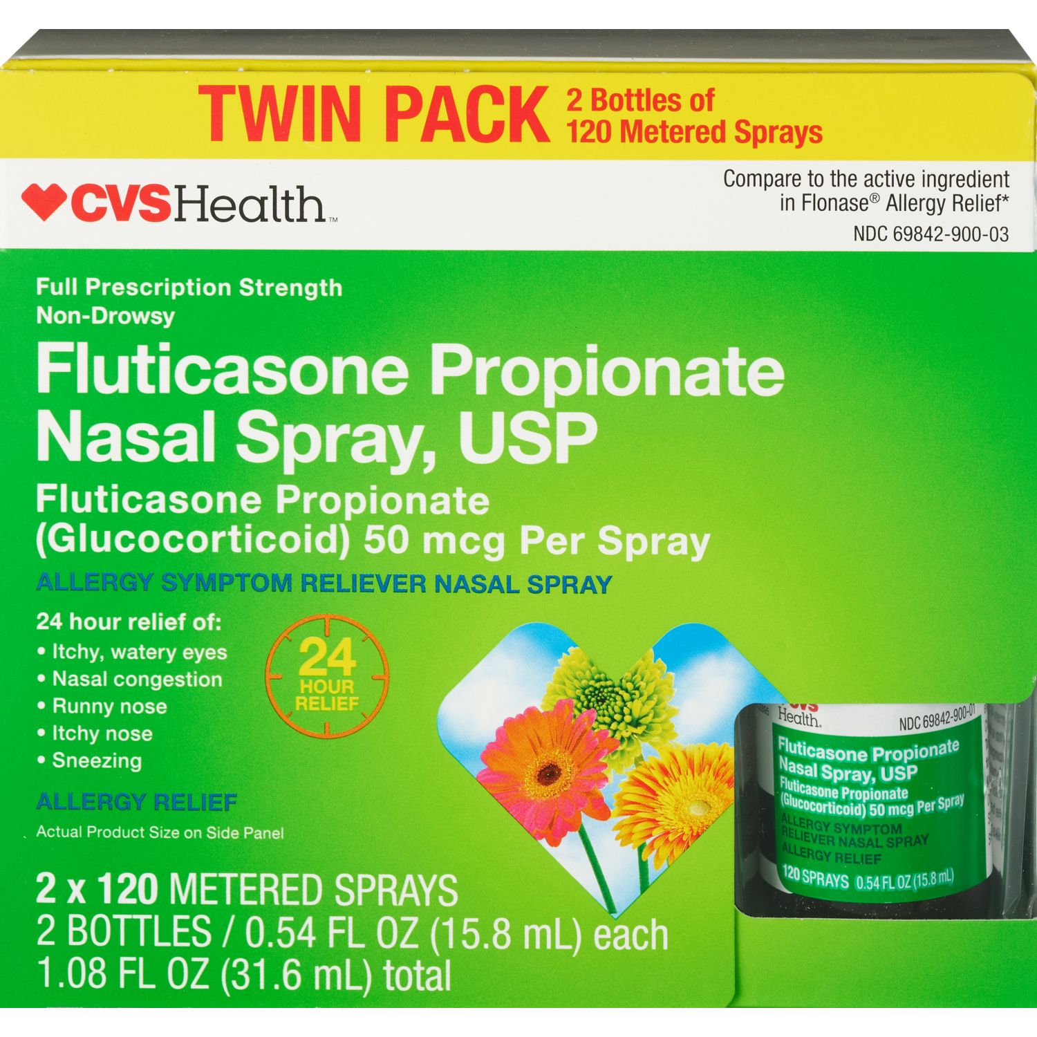 CVS Health Fluticasone Propionate Nasal Spray, USP 50mcg