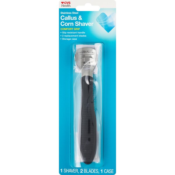 CVS Health Callus & Corn Comfort Grip Shaver