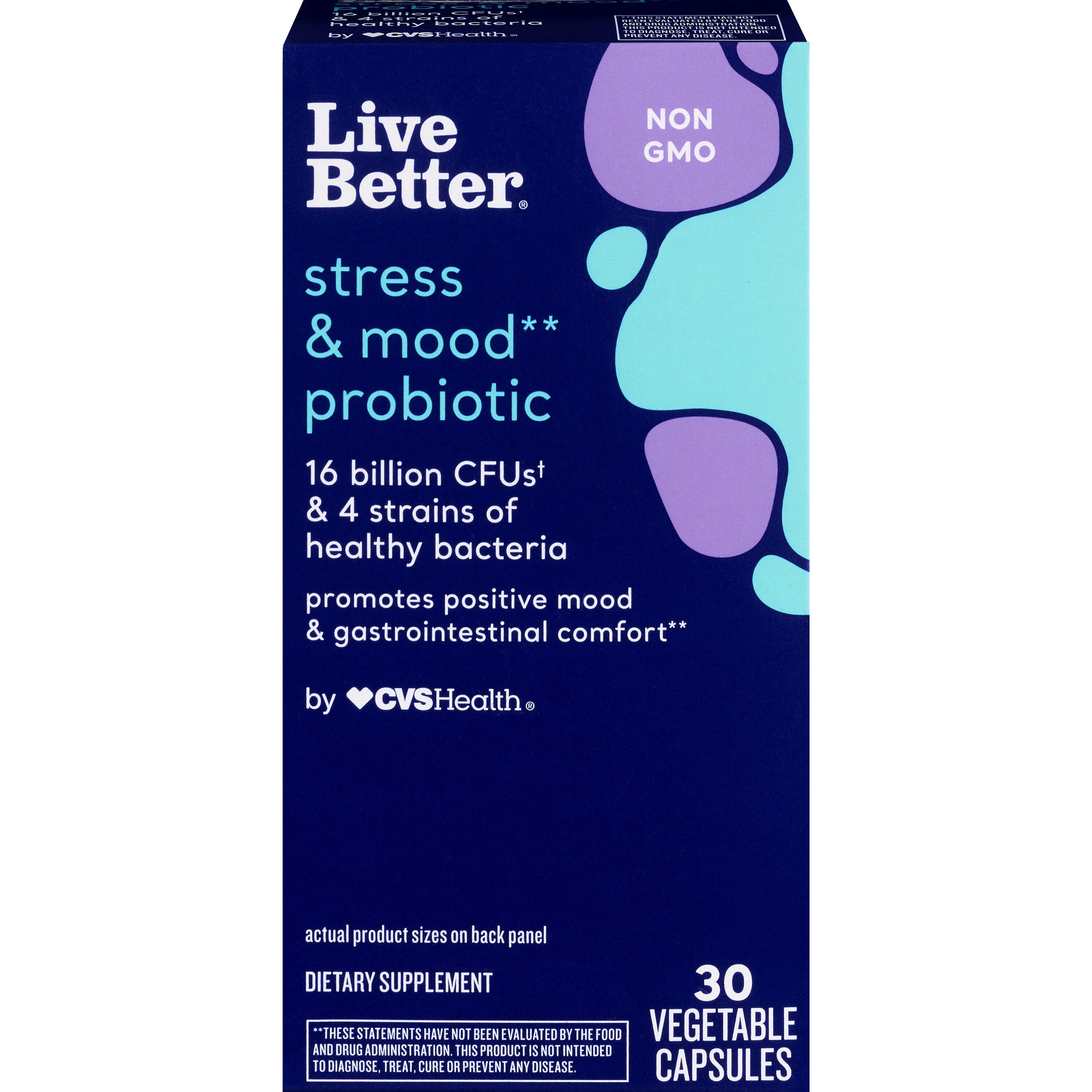 Live Better Stress And Mood Probiotic, 30 CT