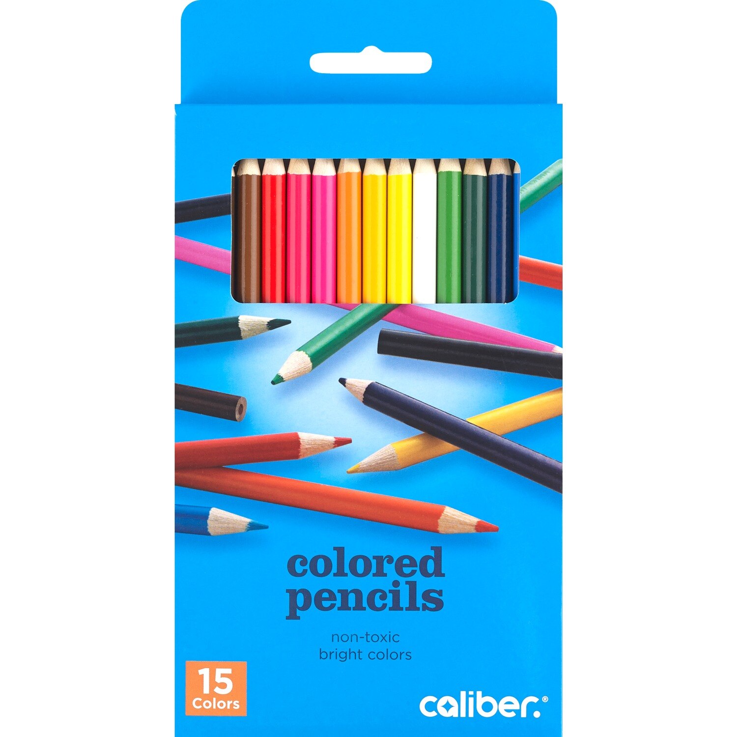 Caliber Non-Toxic Colored Pencils Bright Colors