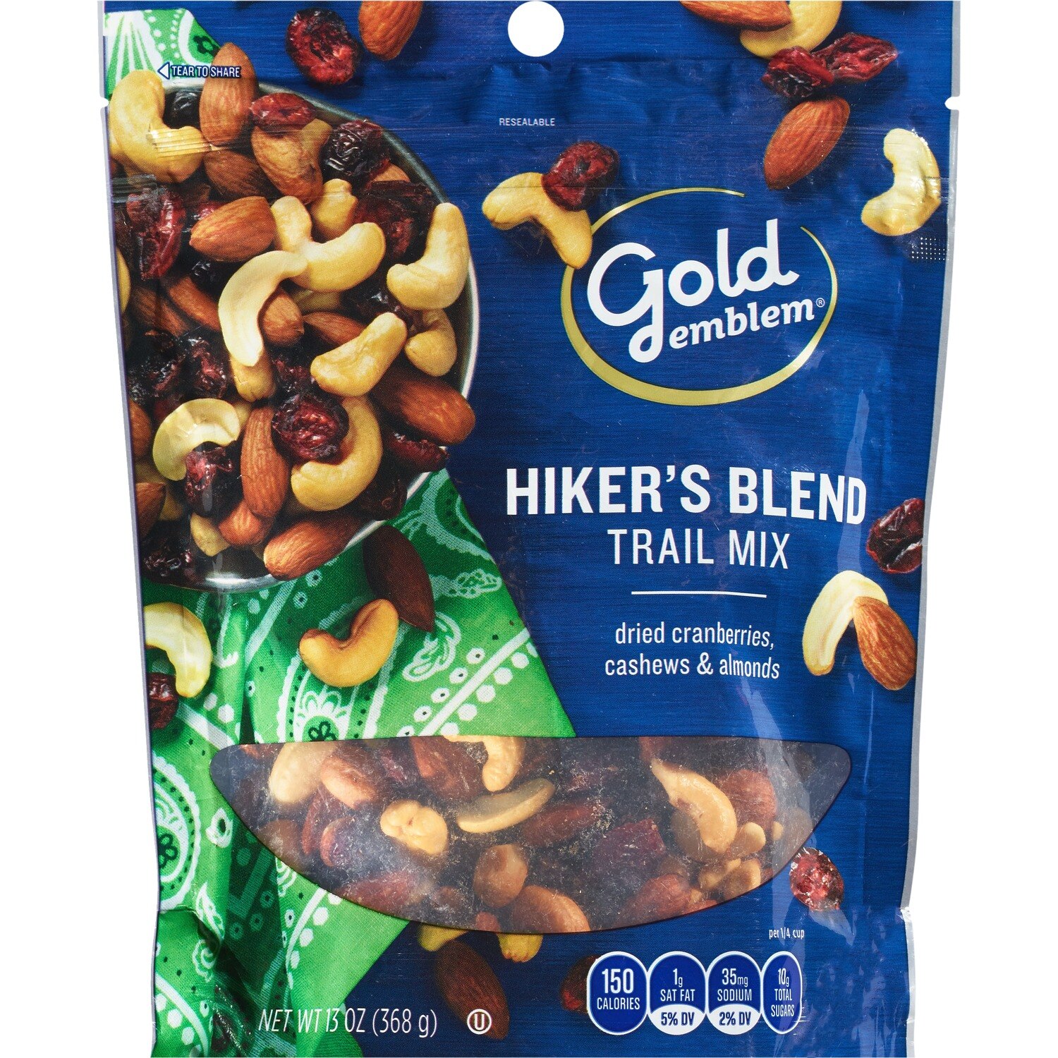 Gold Emblem Hiker's Blend Trail Mix, 13 oz