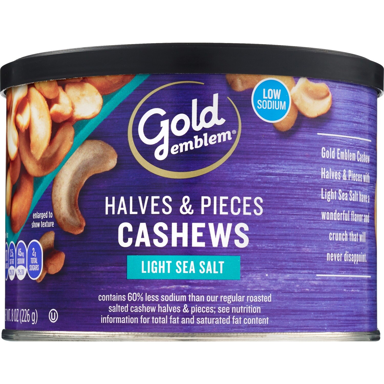 Gold Emblem Cashew Halves and Pieces Lightly Salted
