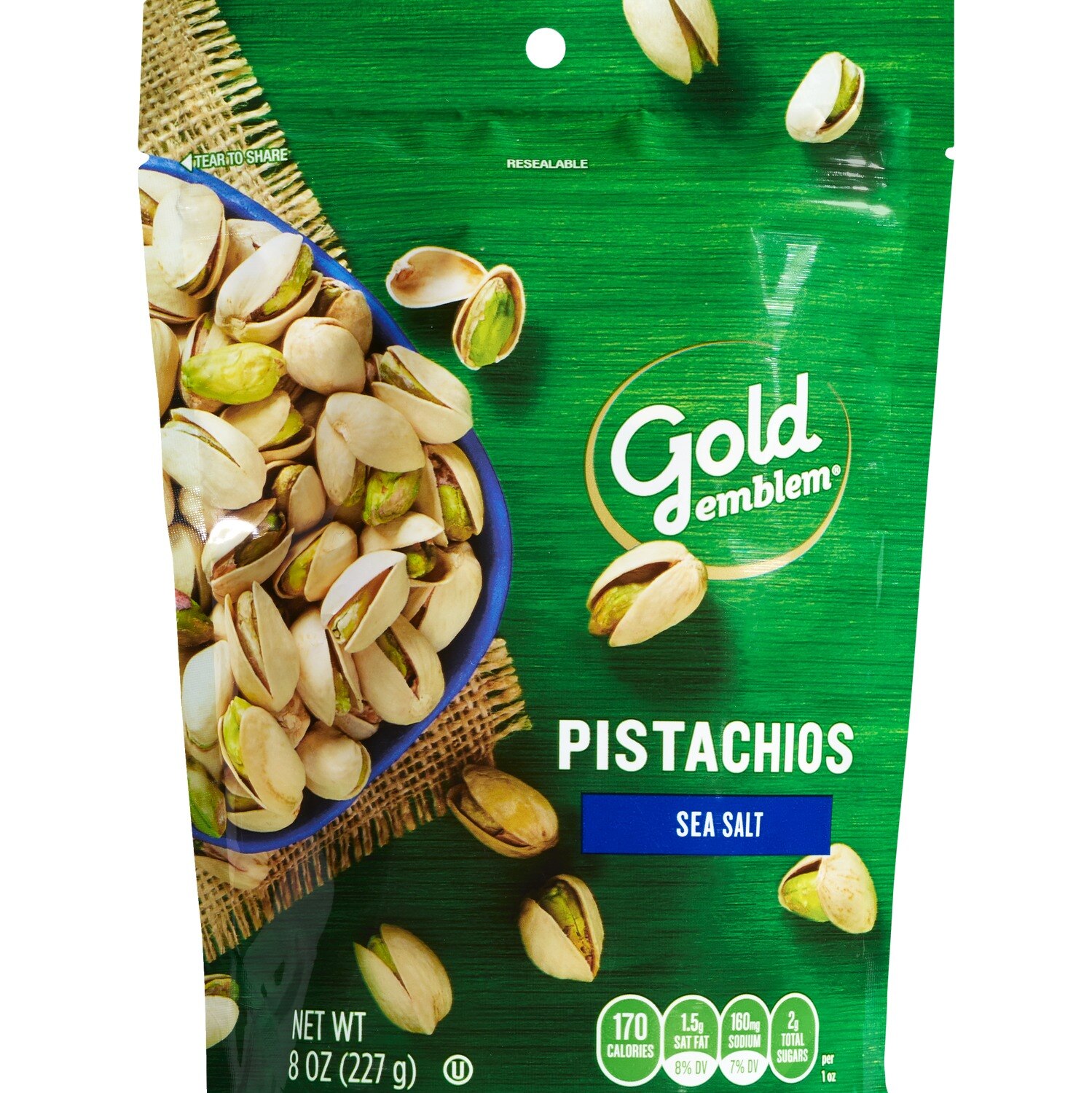 Gold Emblem Sea Salt Natural Pistachios