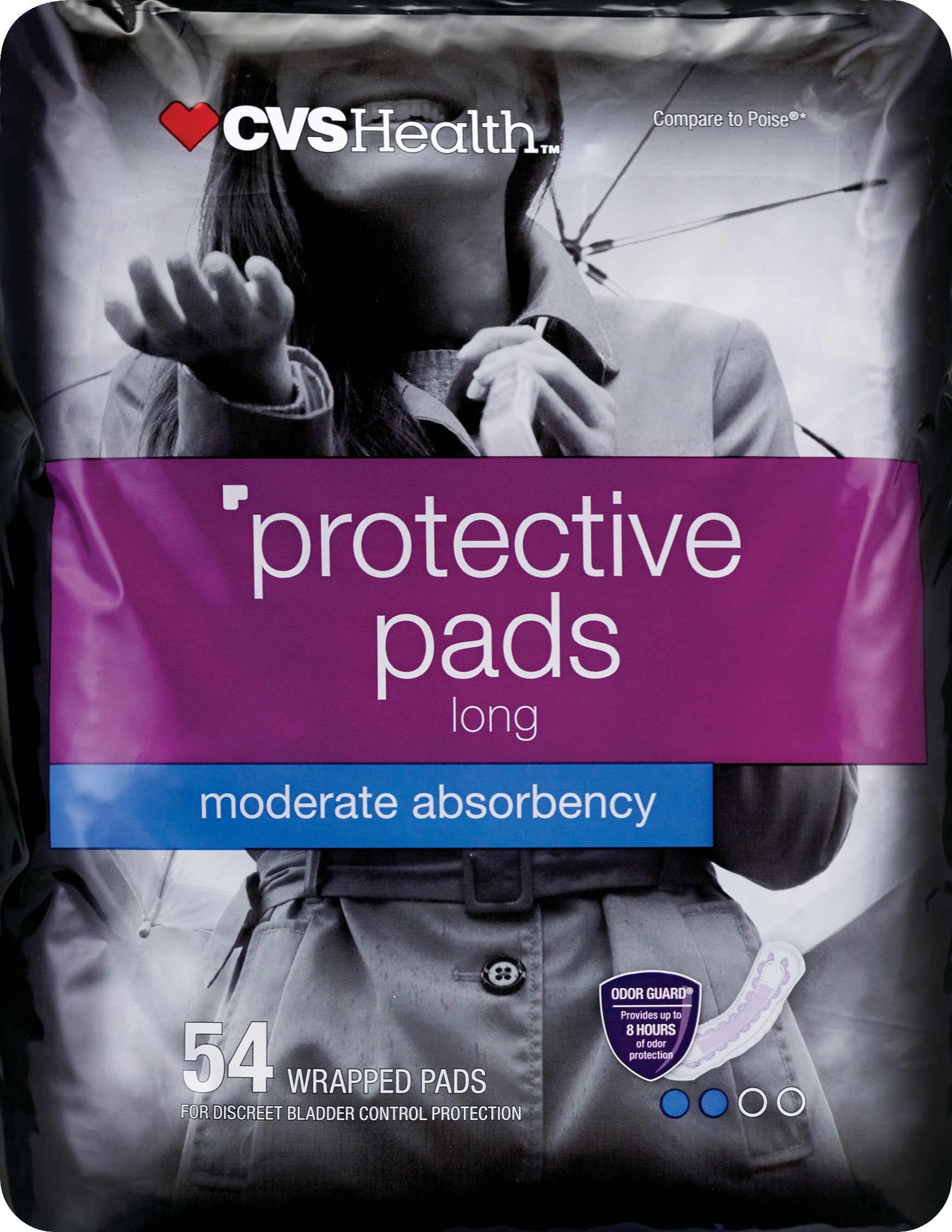 CVS Health Women's Protective Pads Moderate Absorbency