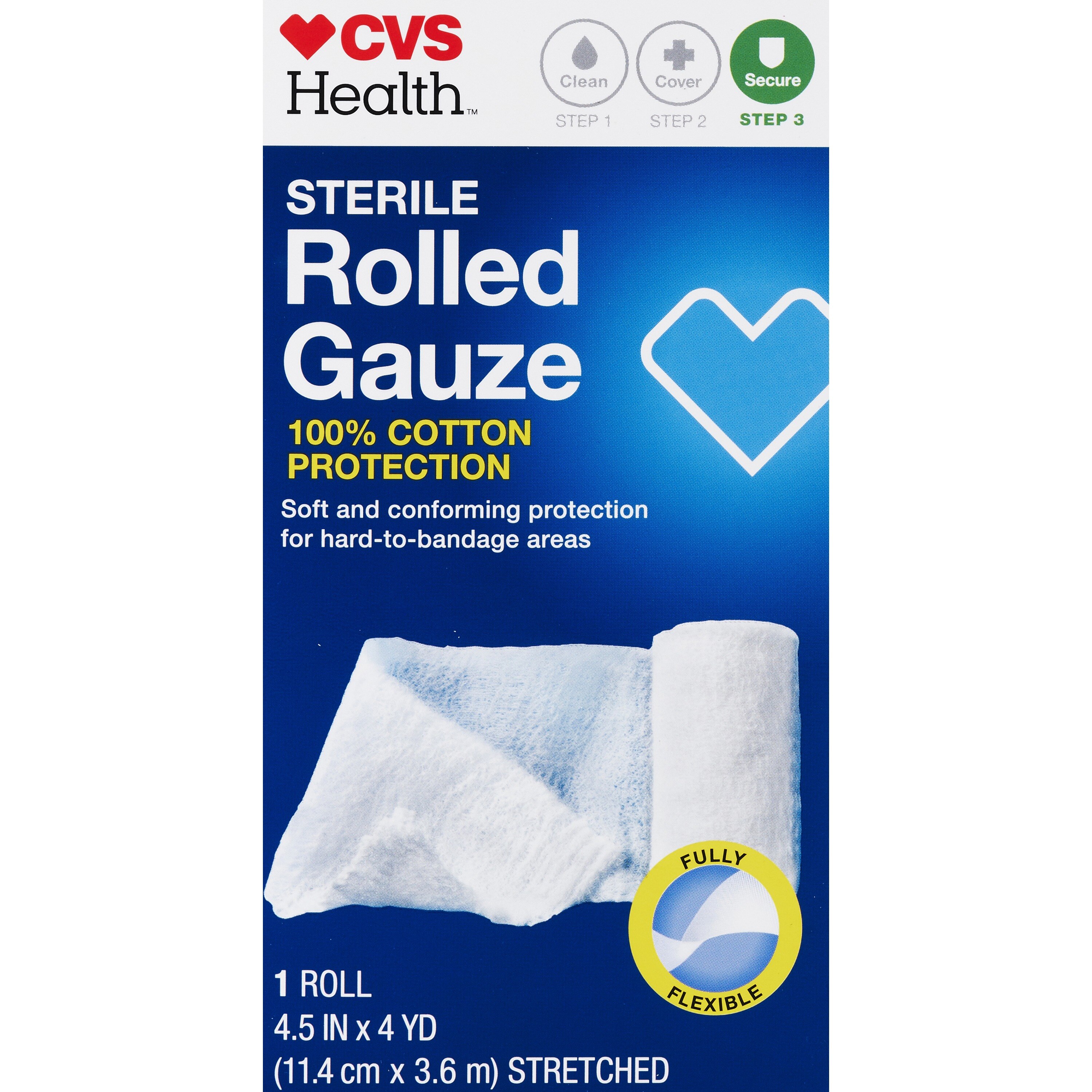 CVS Health Sterile LatexFree Rolled Gauze CVS Pharmacy