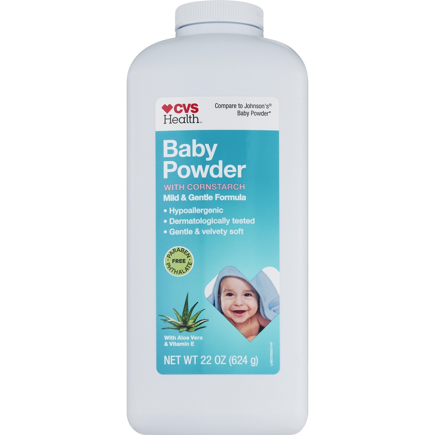 CVS Health Baby Powder, 22 OZ