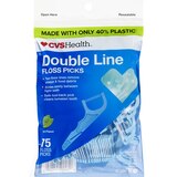 CVS Health Double Line Floss Picks, Mint, thumbnail image 1 of 2