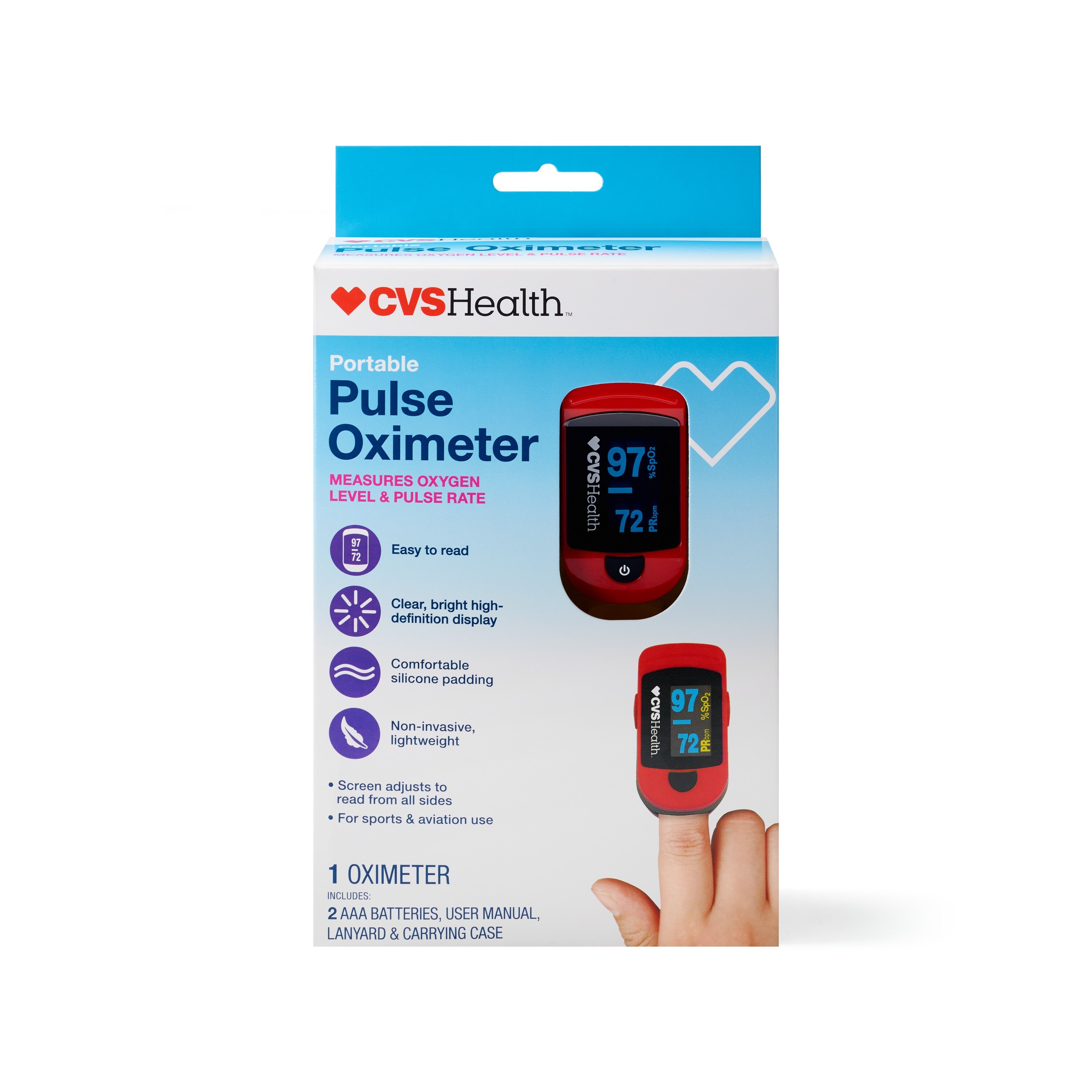 CVS Health Portable Pulse Oximeter