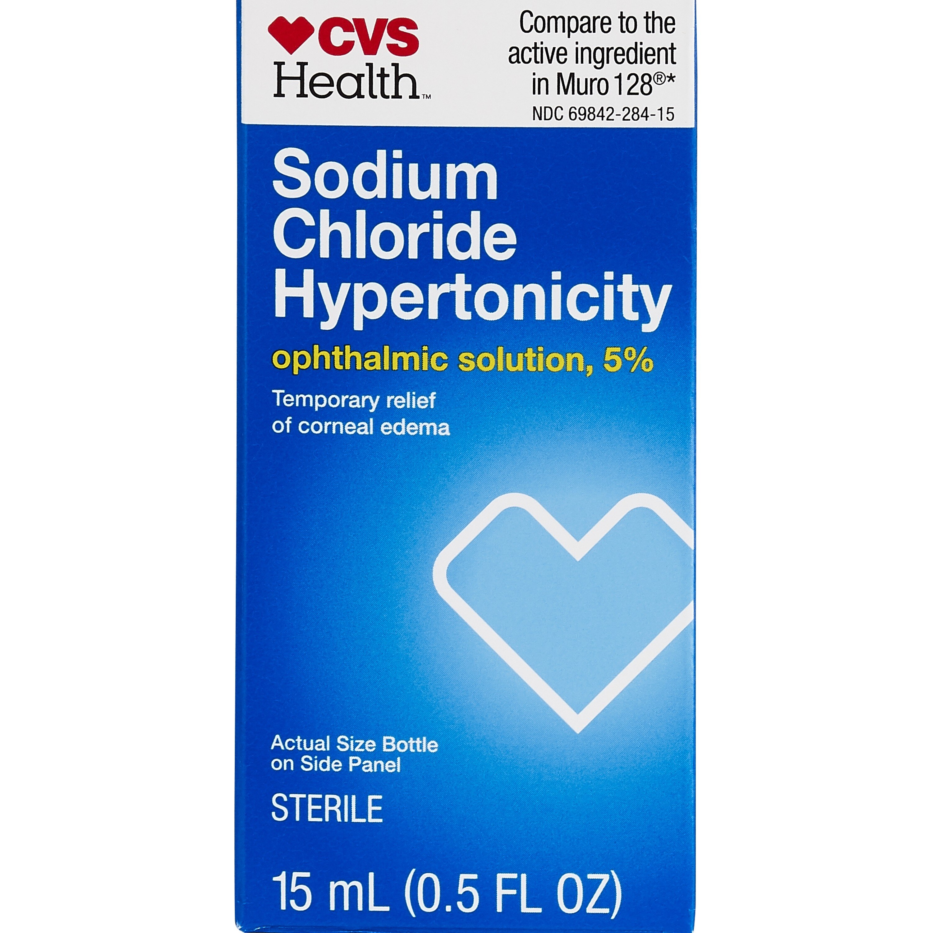 CVS Health Hypertonicity  Ophthalmic Solution Eye Drops, 0.5 fl oz