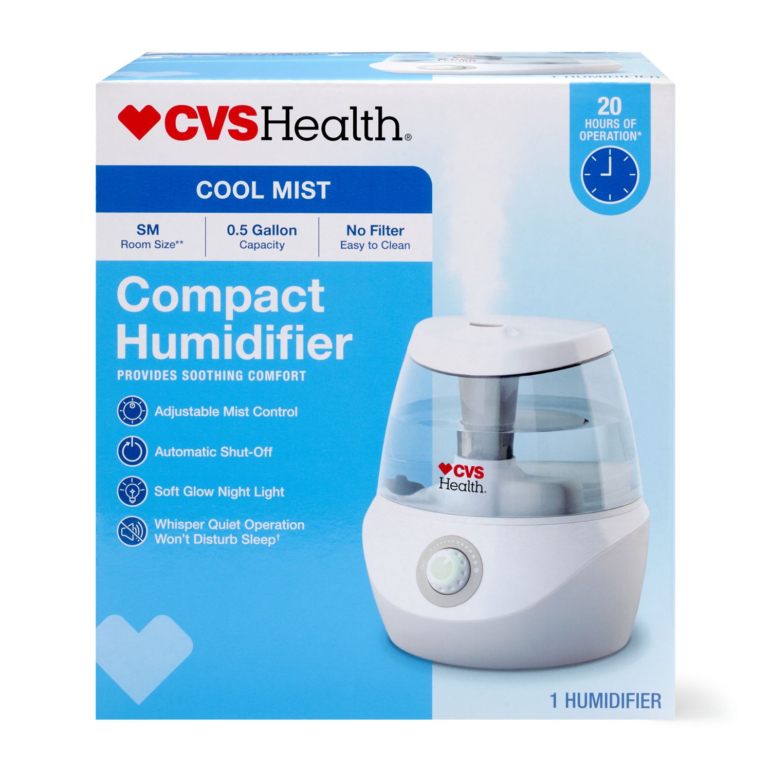 CVS Health Compact Fill Humidifier