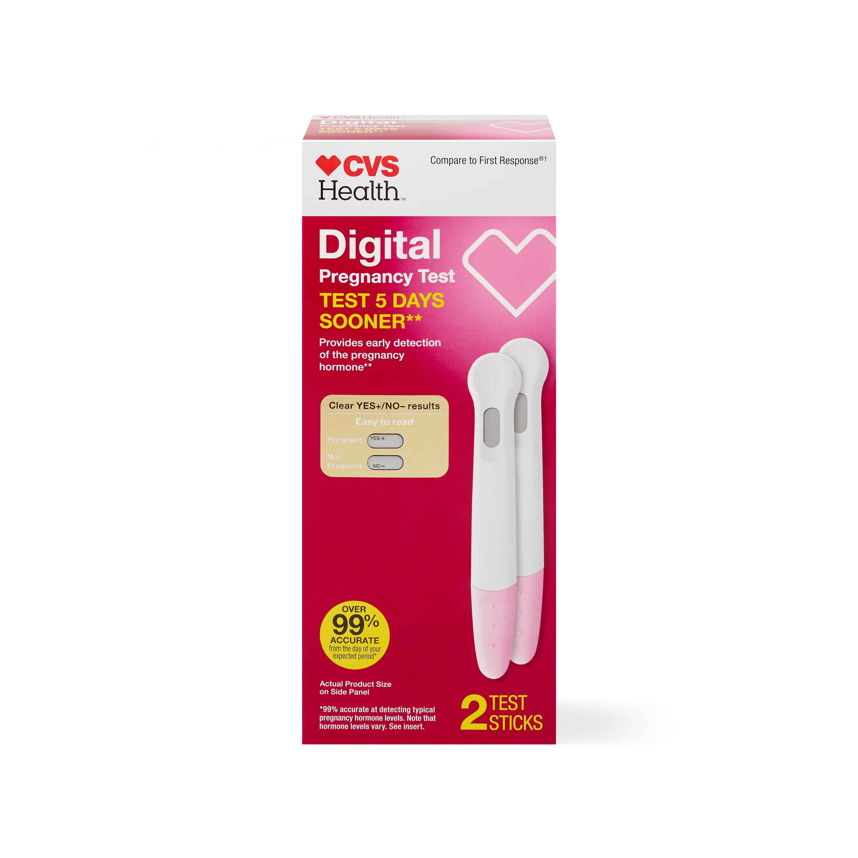 CVS Health Digital Pregnancy Test, 2 CT