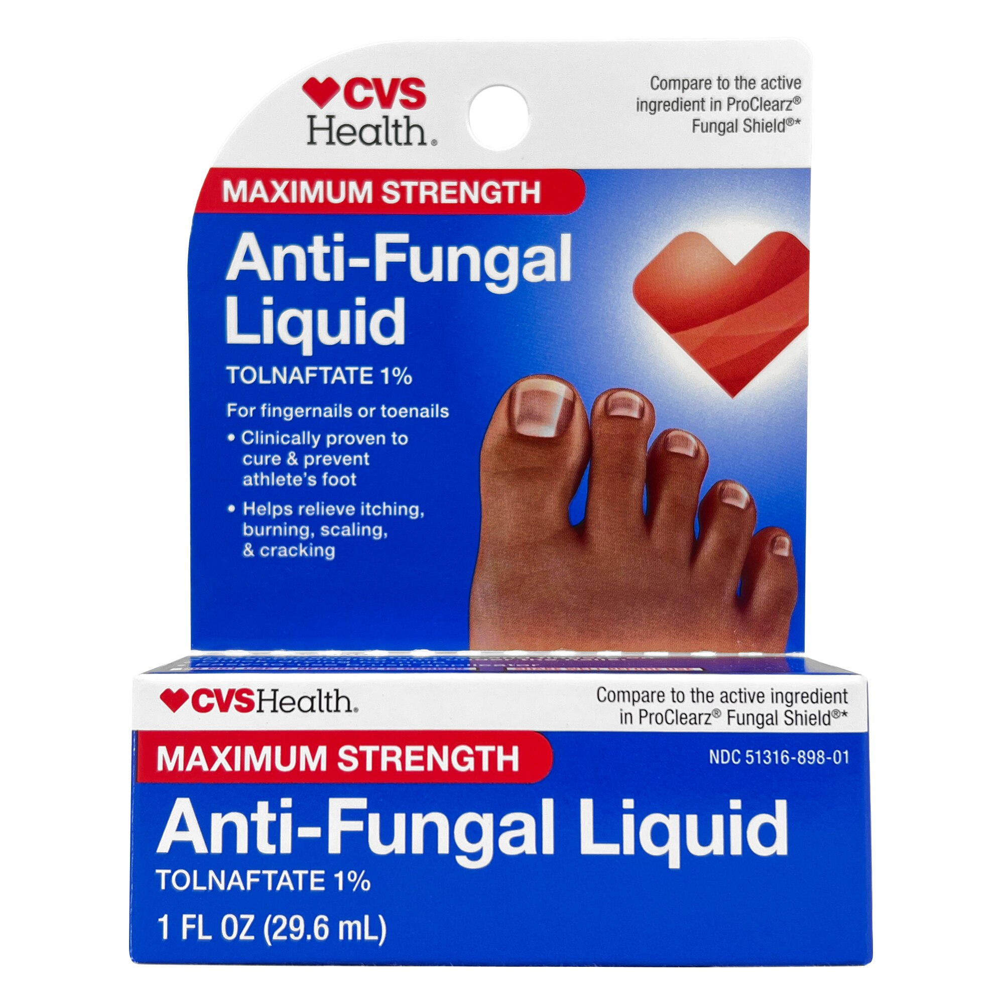 CVS Health Maximum Strength Antifungal Liquid, 1 OZ