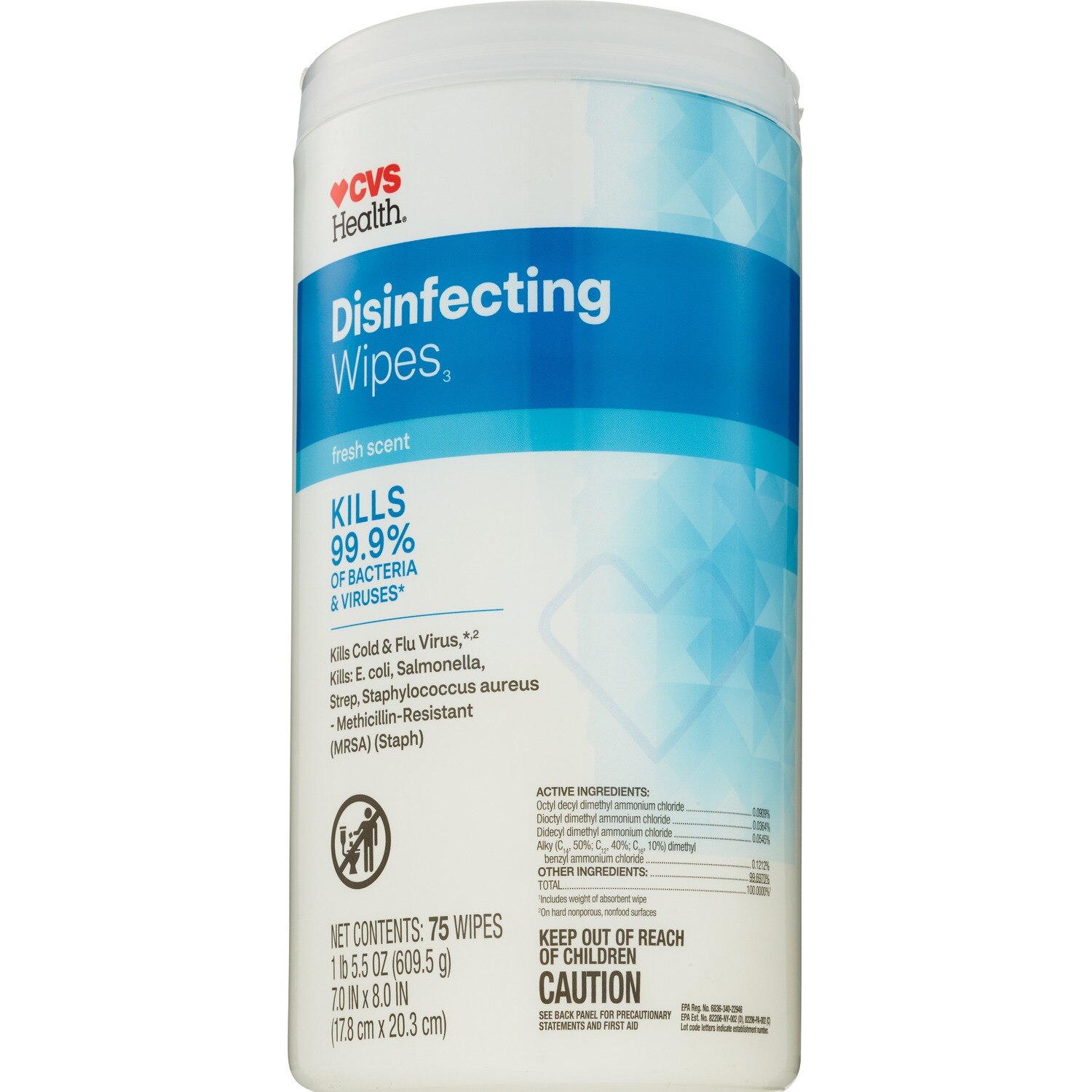 Total Home Disinfecting Wipes, Fresh Scent