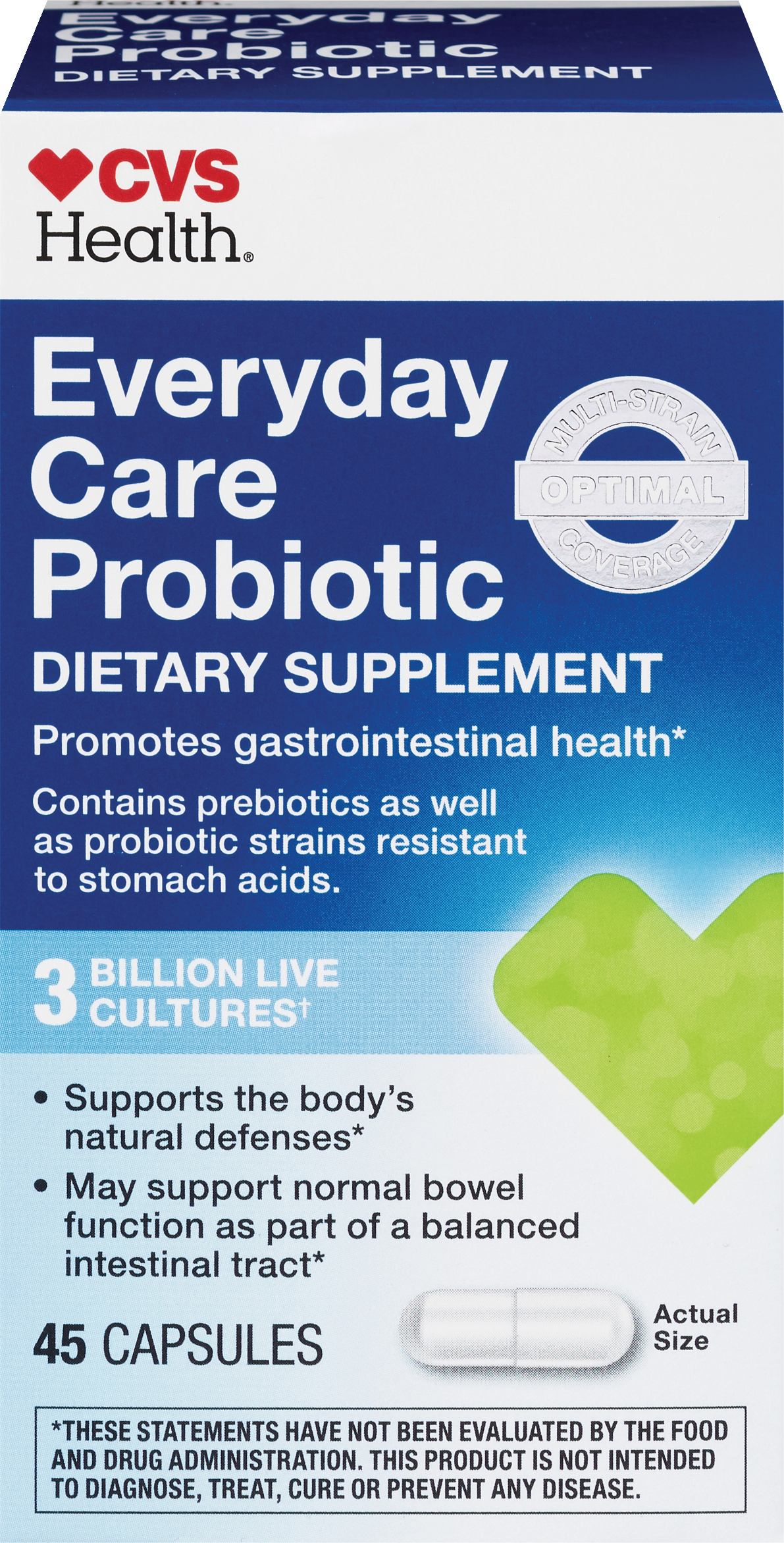 CVS Health Everyday Care Probiotic, 45 CT