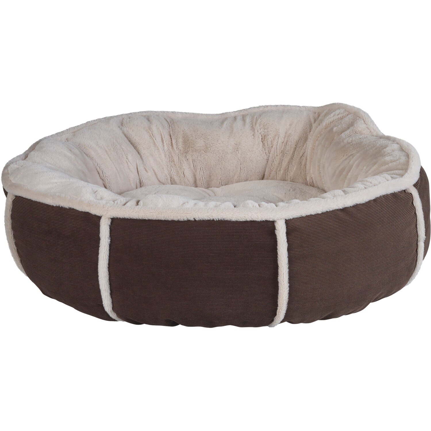 Pet Central Faux Suede Pet Bed, Assorted