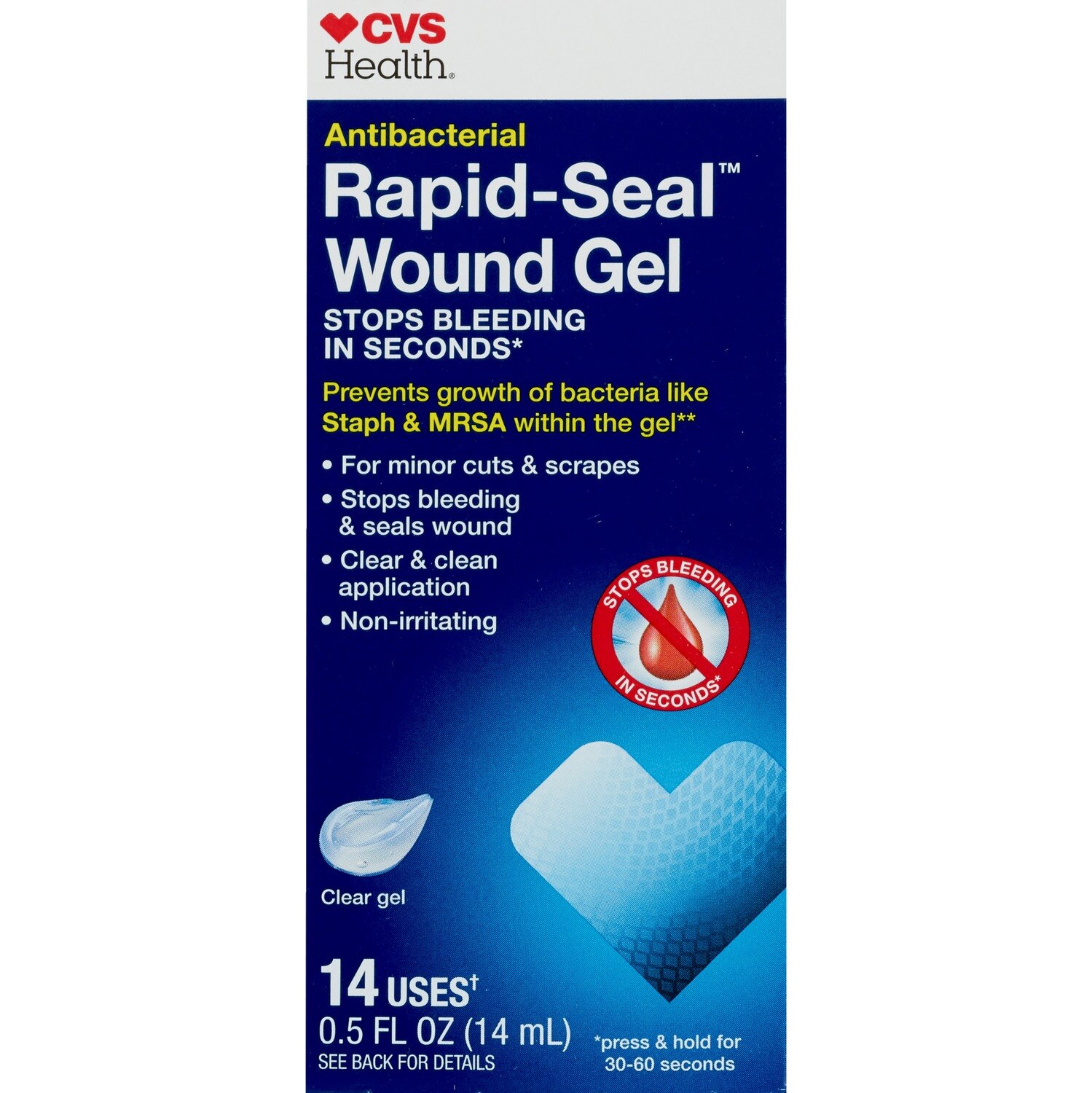 CVS Health Antibacterial Rapid-Seal Wound Gel