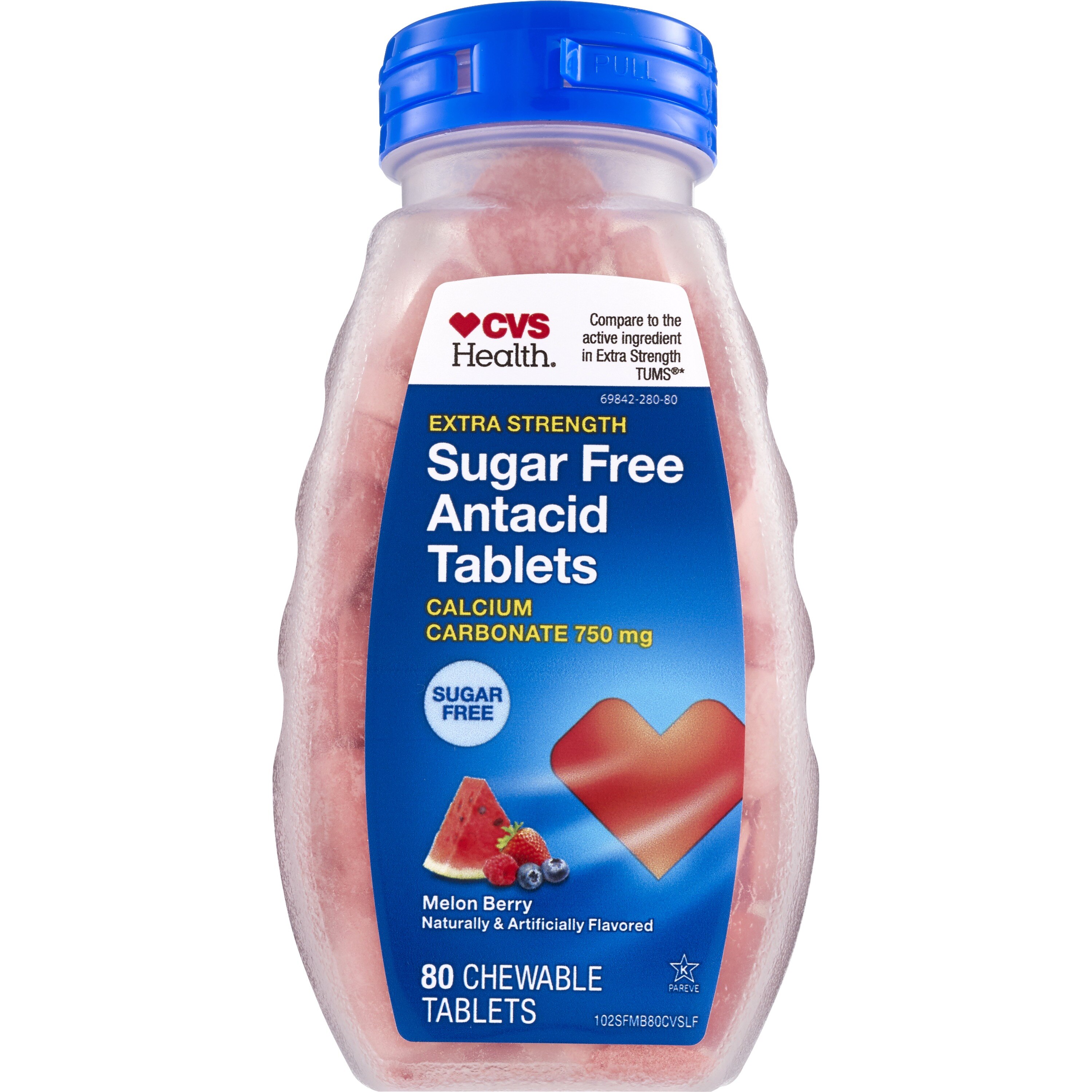 CVS Health Extra Strength Sugar Free Antacid Tablets