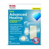 CVS Health Clear Advanced Healing Hydrocolloid Assorted Bandages, thumbnail image 1 of 4