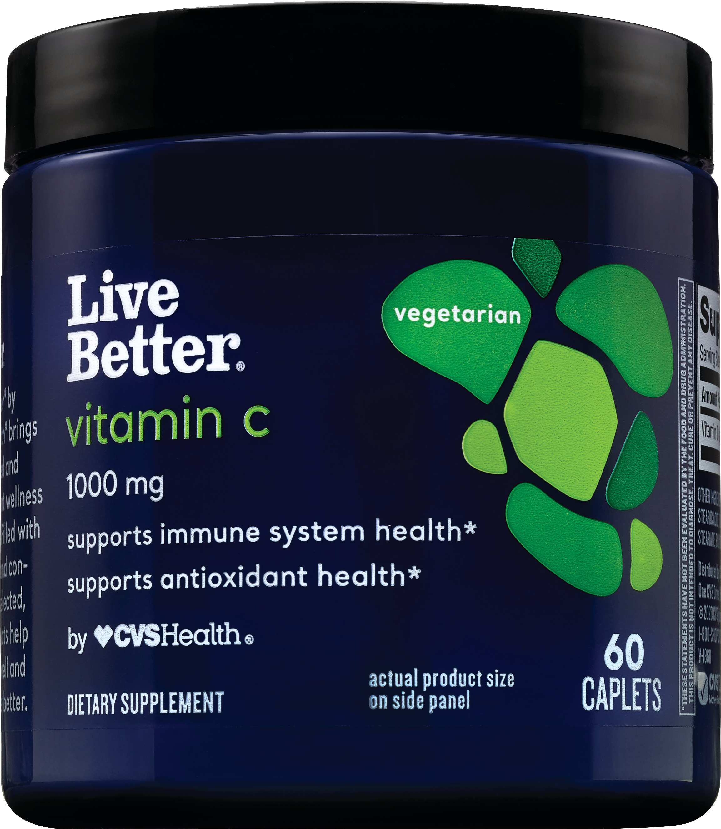 Live Better Vitamin C Supplement, 1000 mg, 60 CT