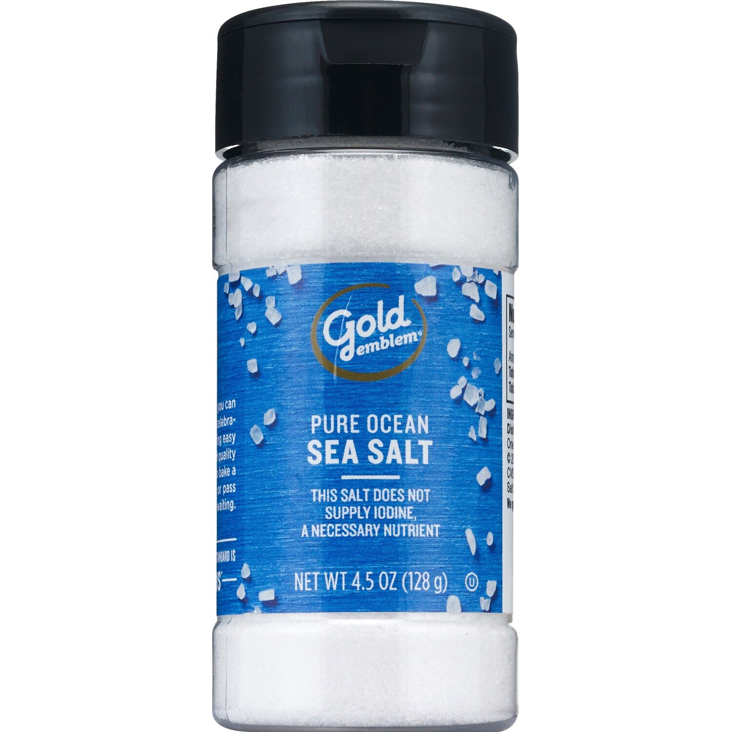 Gold Emblem Pure Ocean Sea Salt, 4.5 oz