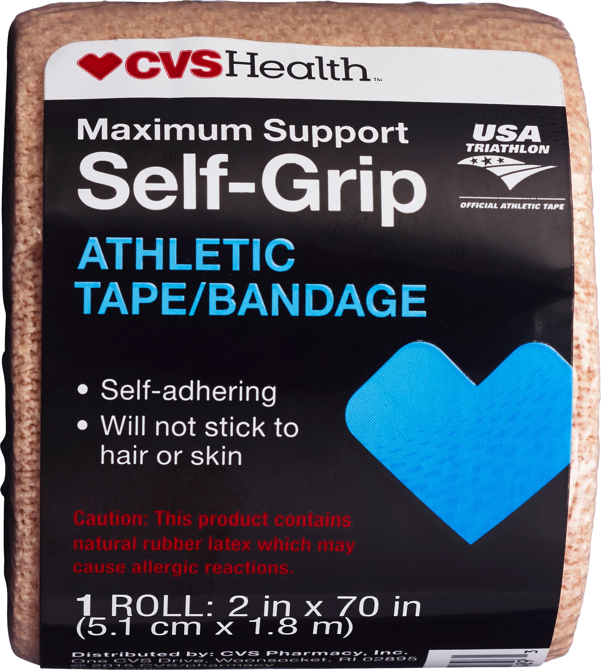 CVS Health Maximum Support Self Grip Athletic Bandage