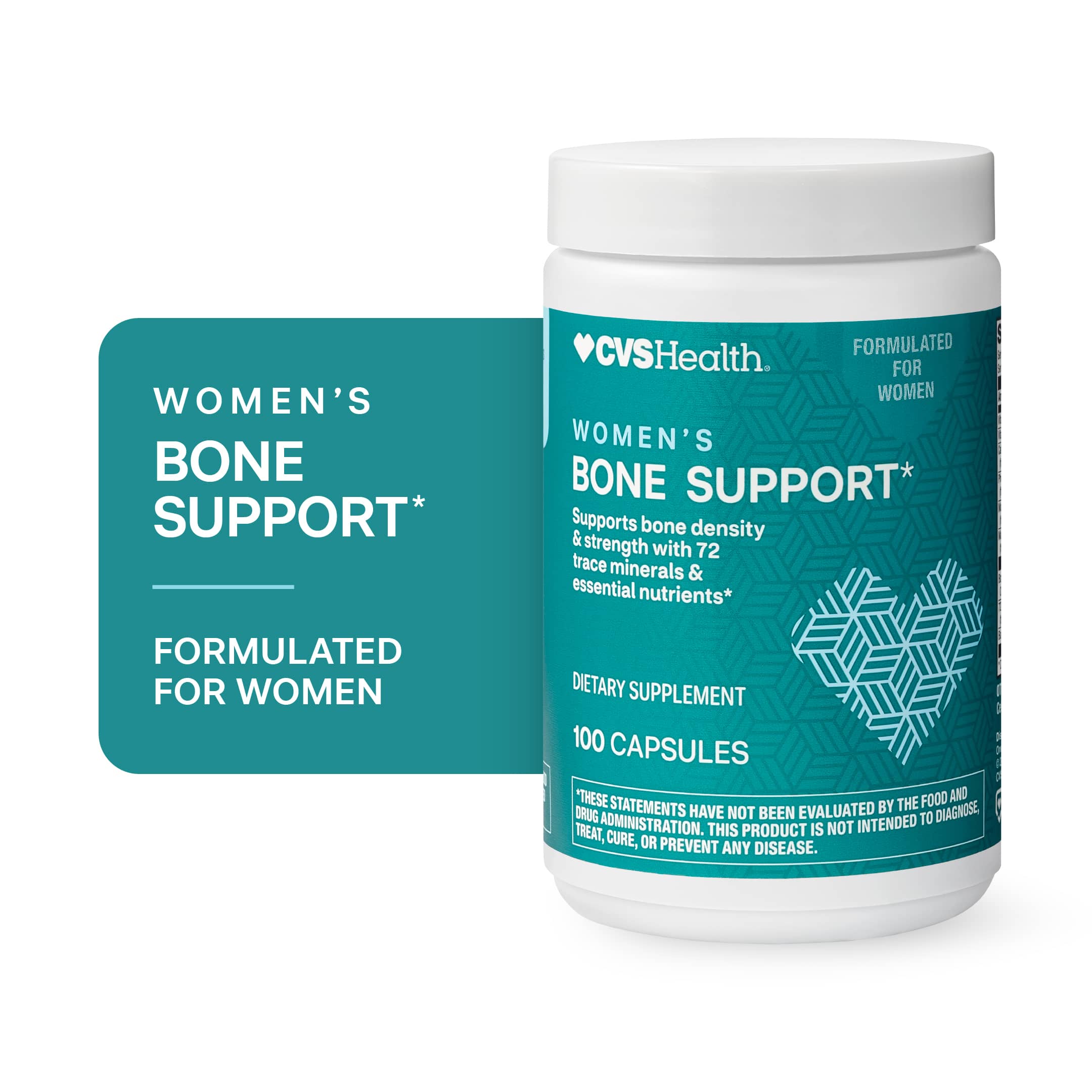 CVS Health Women's Bone Support Capsules, 100 CT