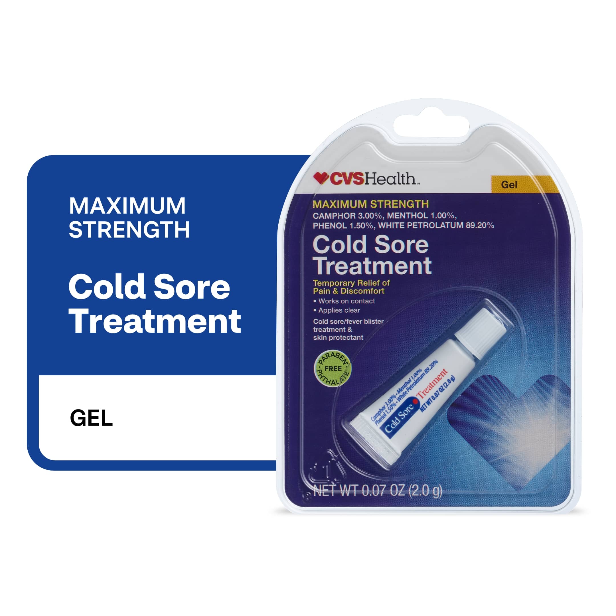 CVS Health Maximum Strength Cold Sore Treatment Gel