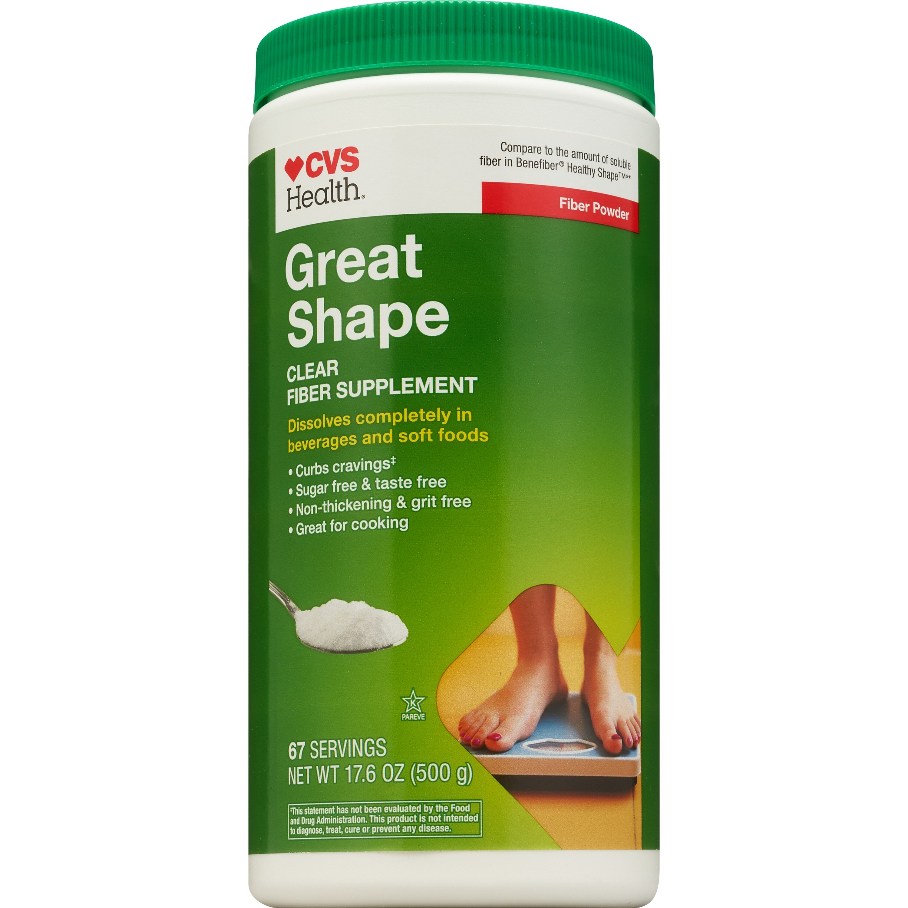 CVS Health Great Shape Fiber Powder, 17.6 OZ