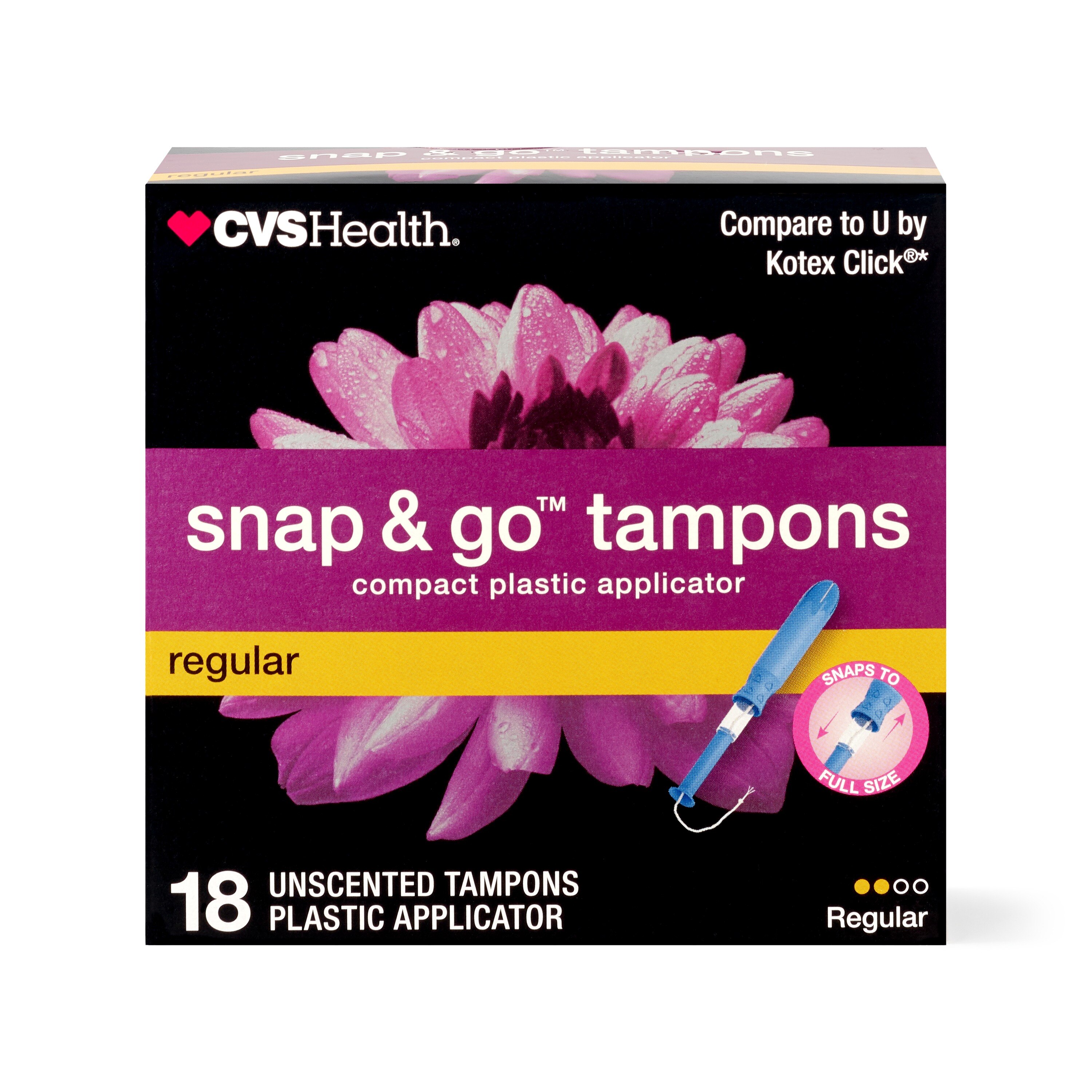 CVS Health Snap & Go Tampons (FSA Eligible) CVS Pharmacy