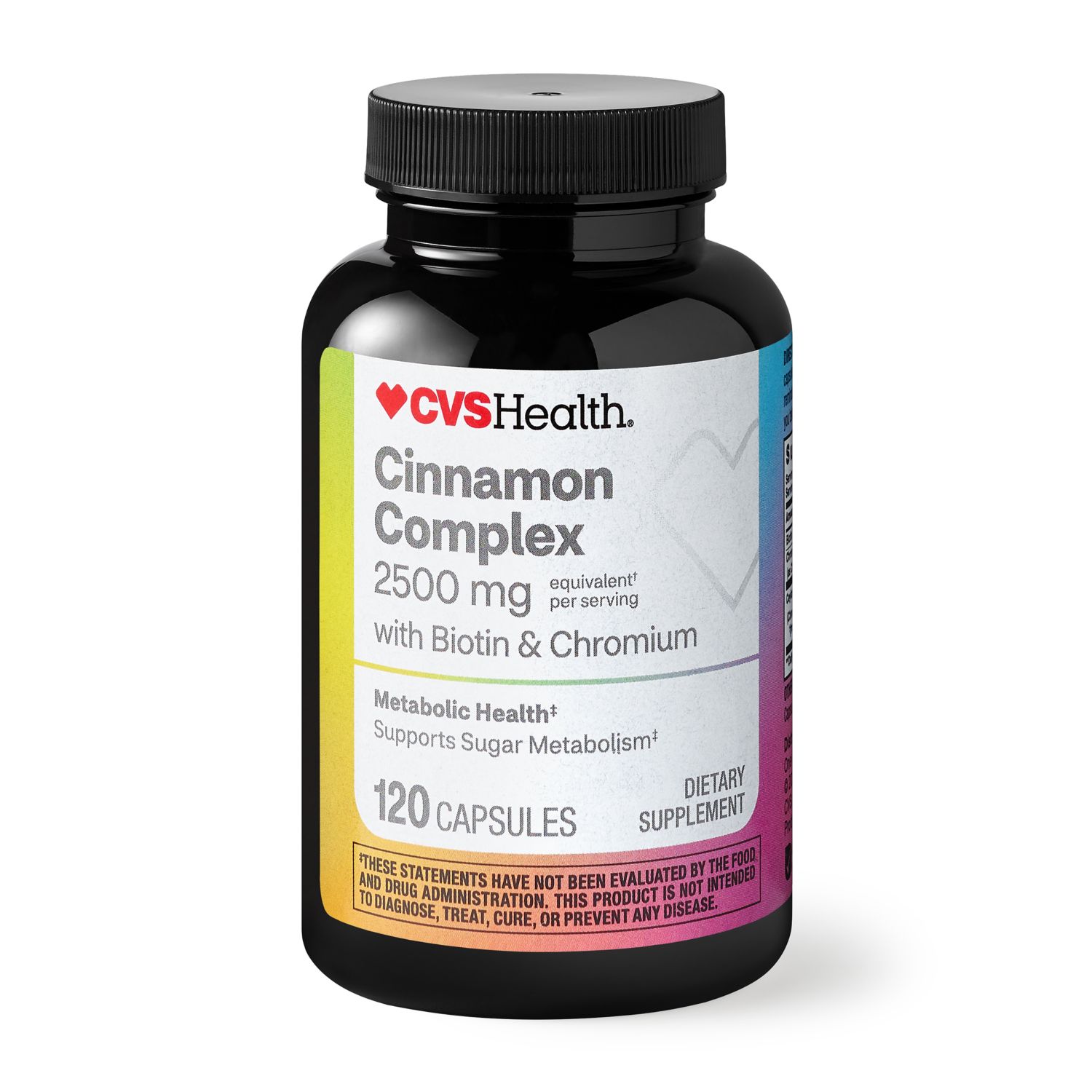 CVS Health Cinnamon Complex with Biotin & Chromium Capsules, 120 CT