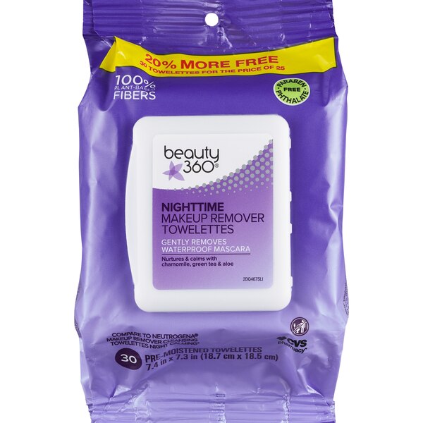 CVS Beauty Night-Time Makeup Remover Cleansing Cloths