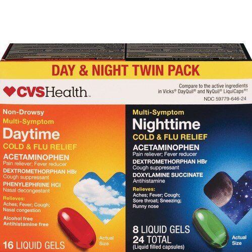 CVS Health Day and Night Twin Pack Softgels