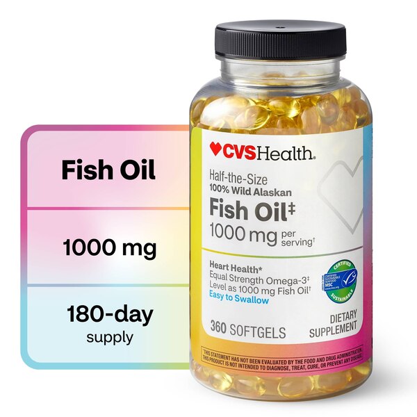 CVS Health Wild Alaskan Fish Oil Softgels