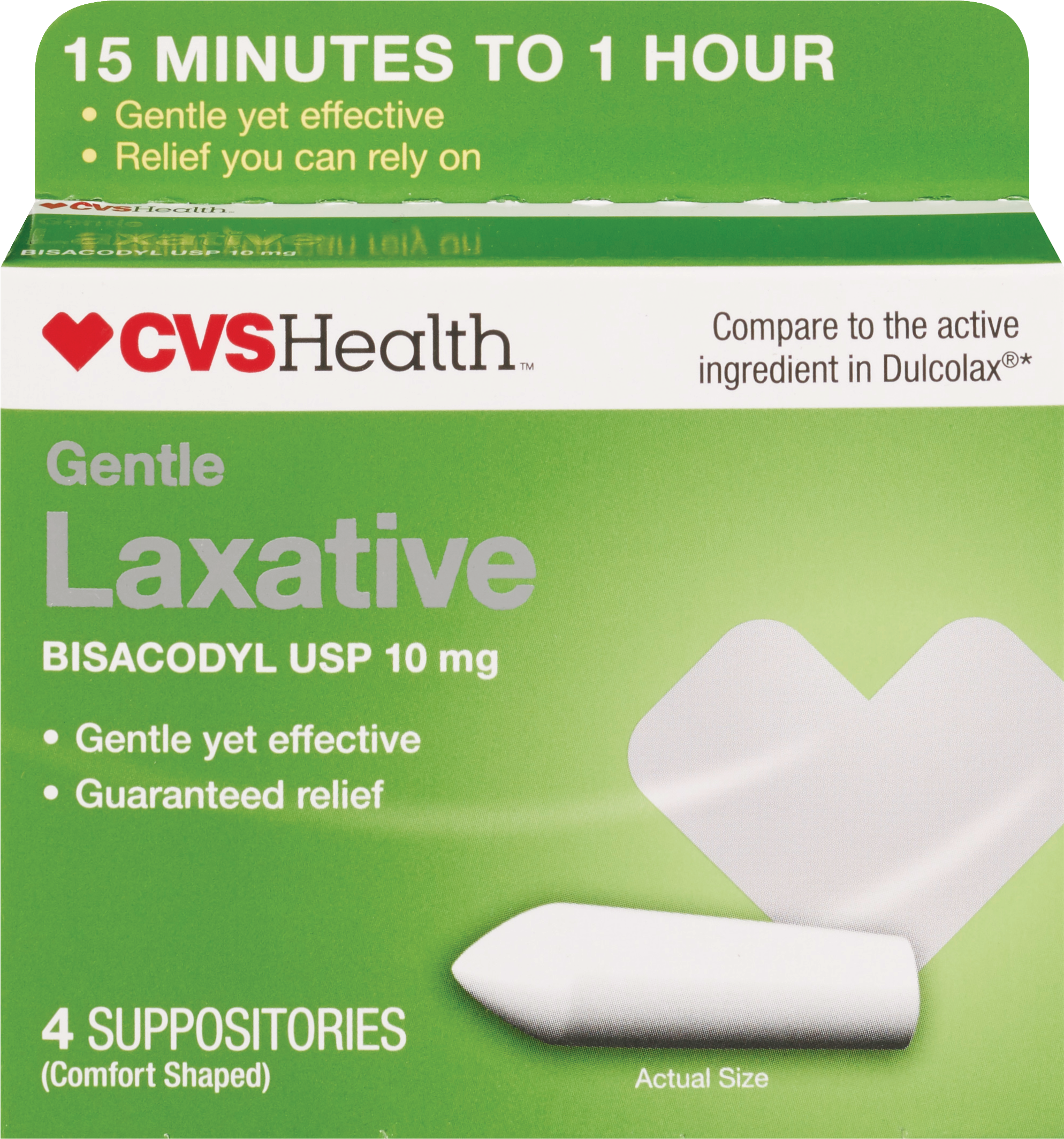 CVS Health Gentle Laxative Suppositories