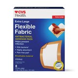 CVS Health Flexible Fabric Antibacterial Adhesive Pads, thumbnail image 1 of 5