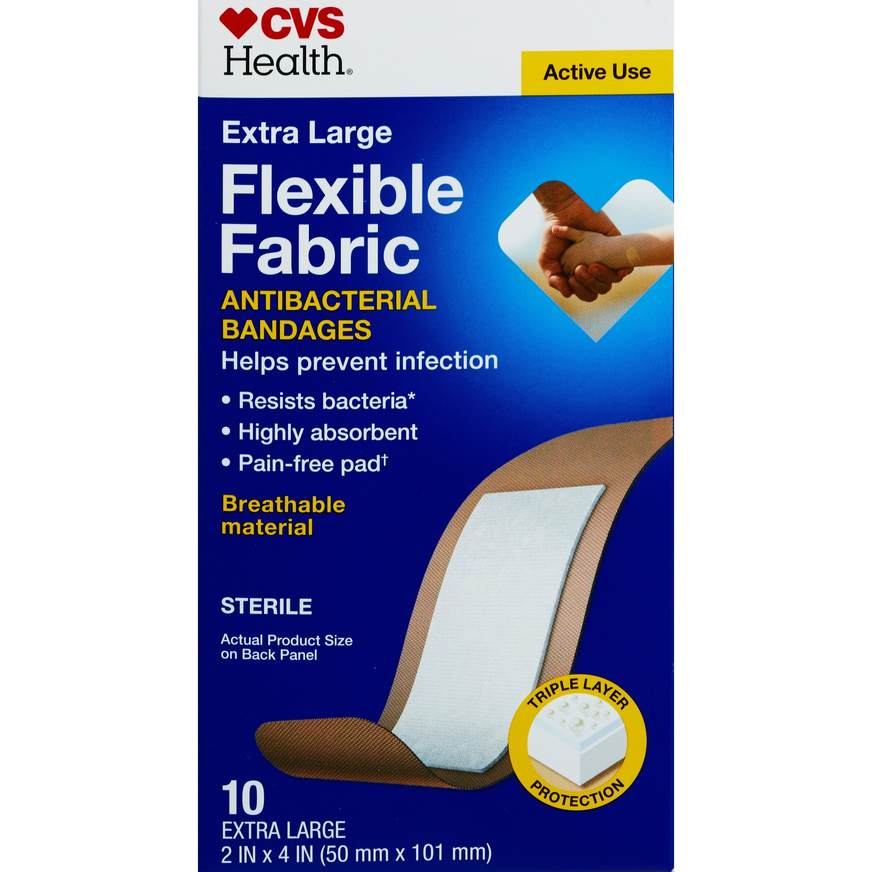 CVS Health Flexible Fabric Antibacterial Bandages